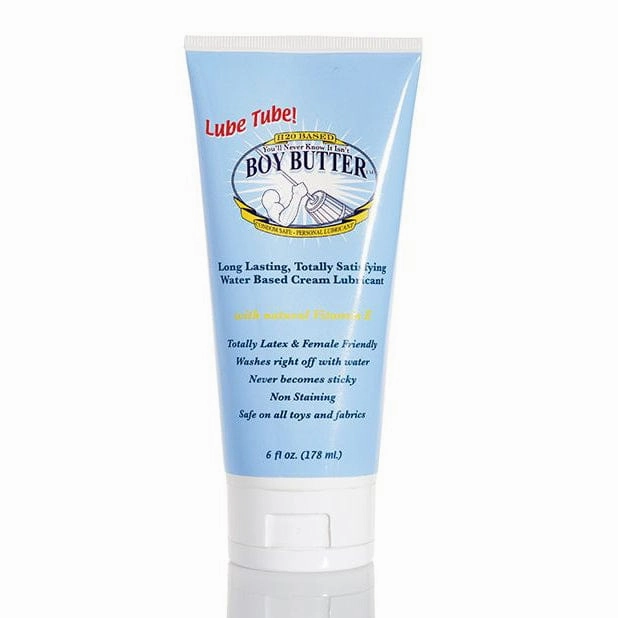 Boy Butter - H2O Water Based Cream Lube Tube 6oz