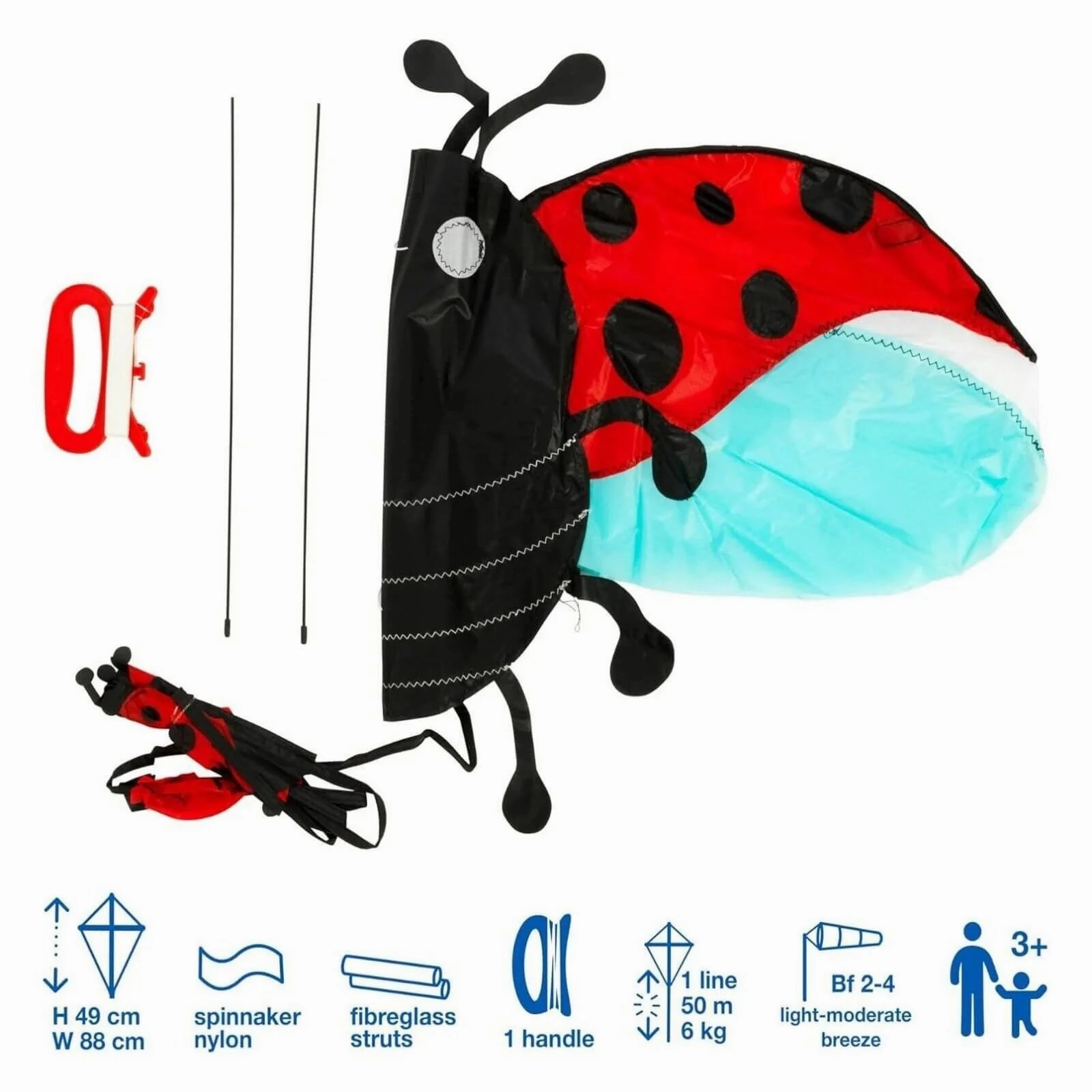 Brookite Ladybird Kite