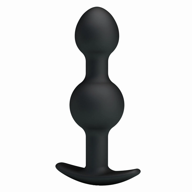 Butt Plug - Duo-Tone Double Ball Weighted Anal Plug
