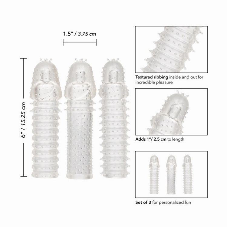 Cal Exotics 3 Piece Penis Extension Kit
