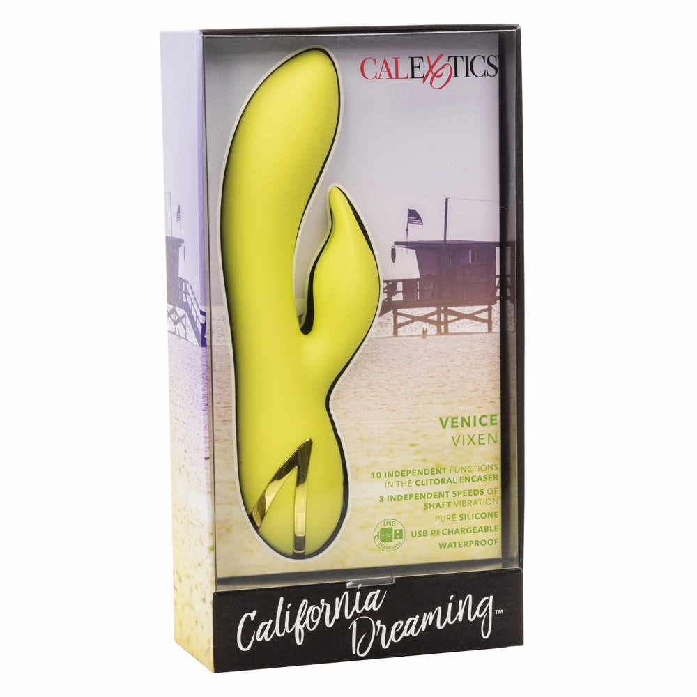 California Dreaming Venice Vixen Clitoral Encaser Rabbit Vibrator