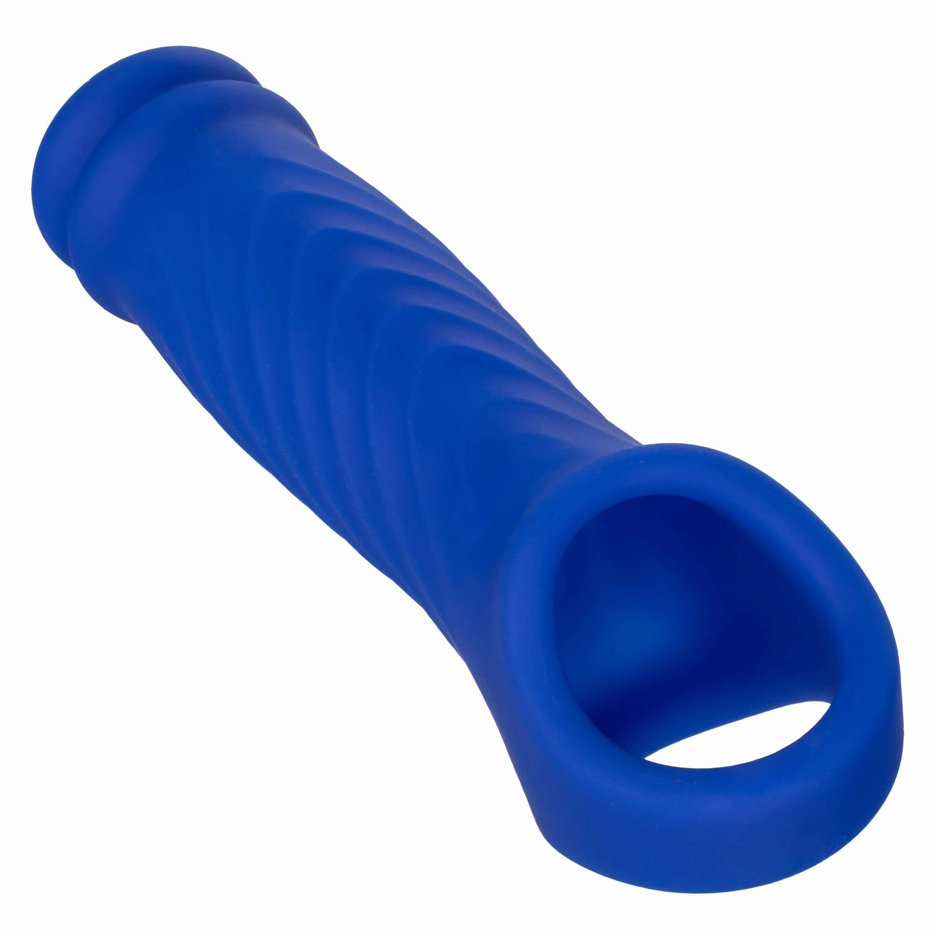 California Exotics - Admiral Liquid Silicone Wave Extension Cock Sleeve (Blue)