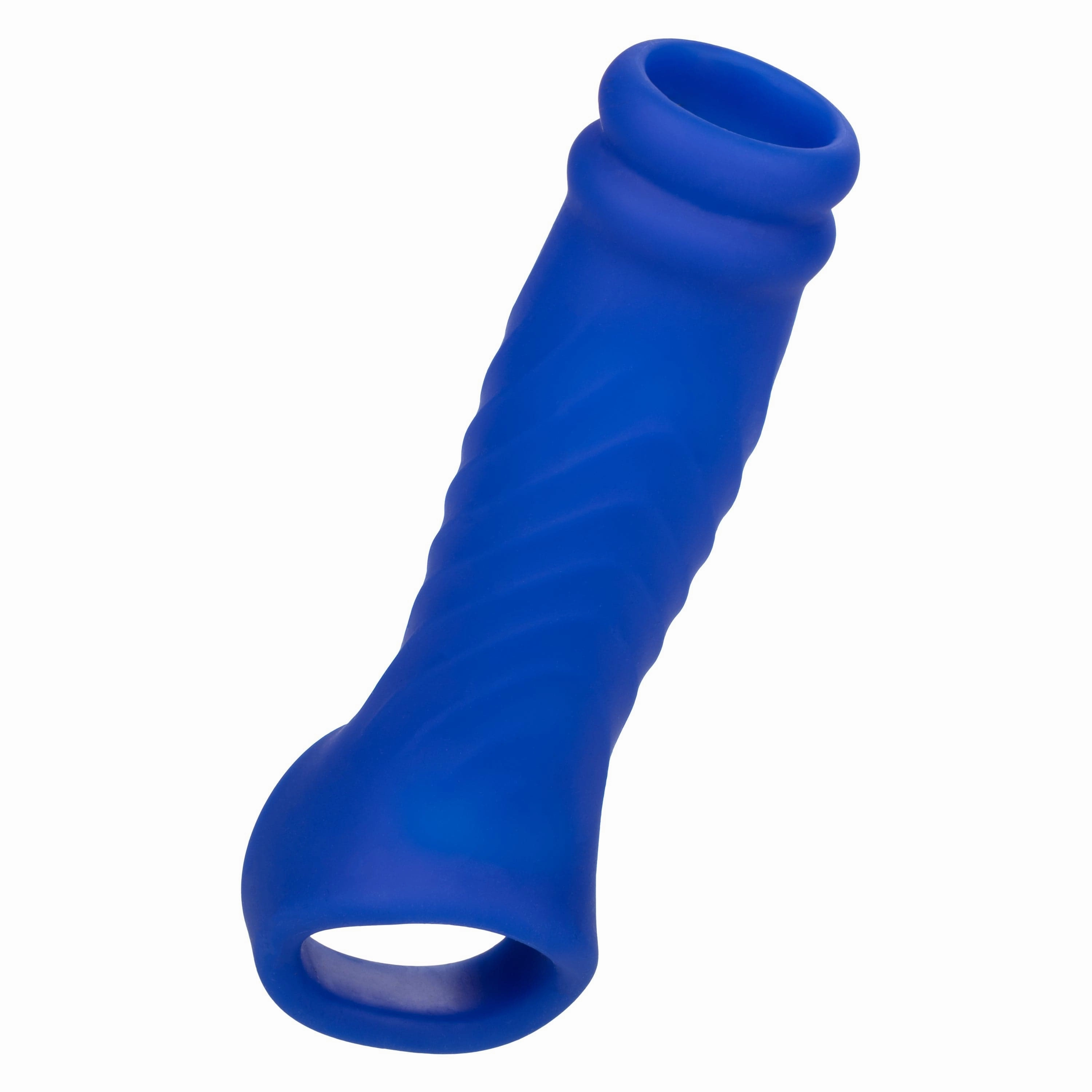 California Exotics - Admiral Liquid Silicone Wave Extension Cock Sleeve (Blue)