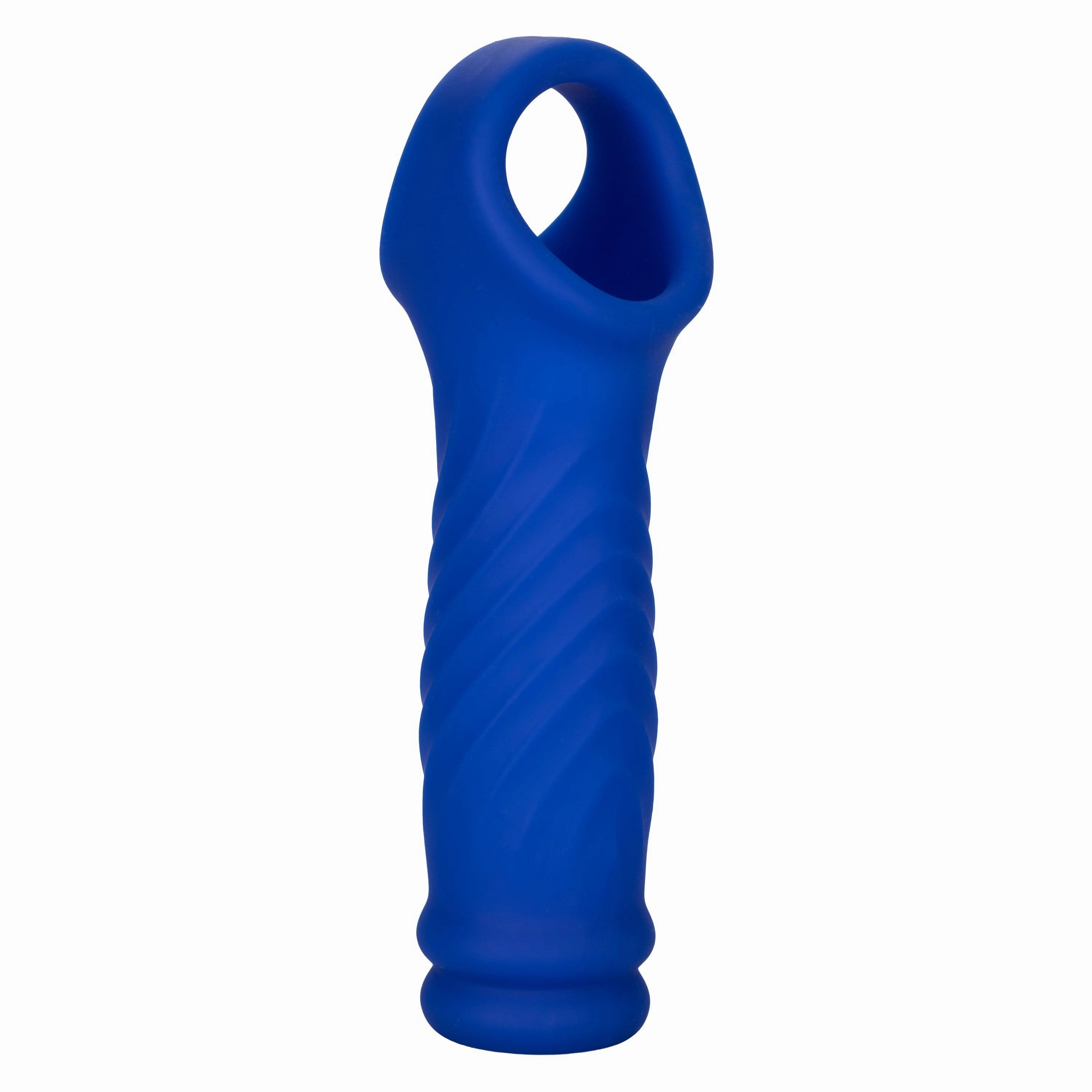 California Exotics - Admiral Liquid Silicone Wave Extension Cock Sleeve (Blue)