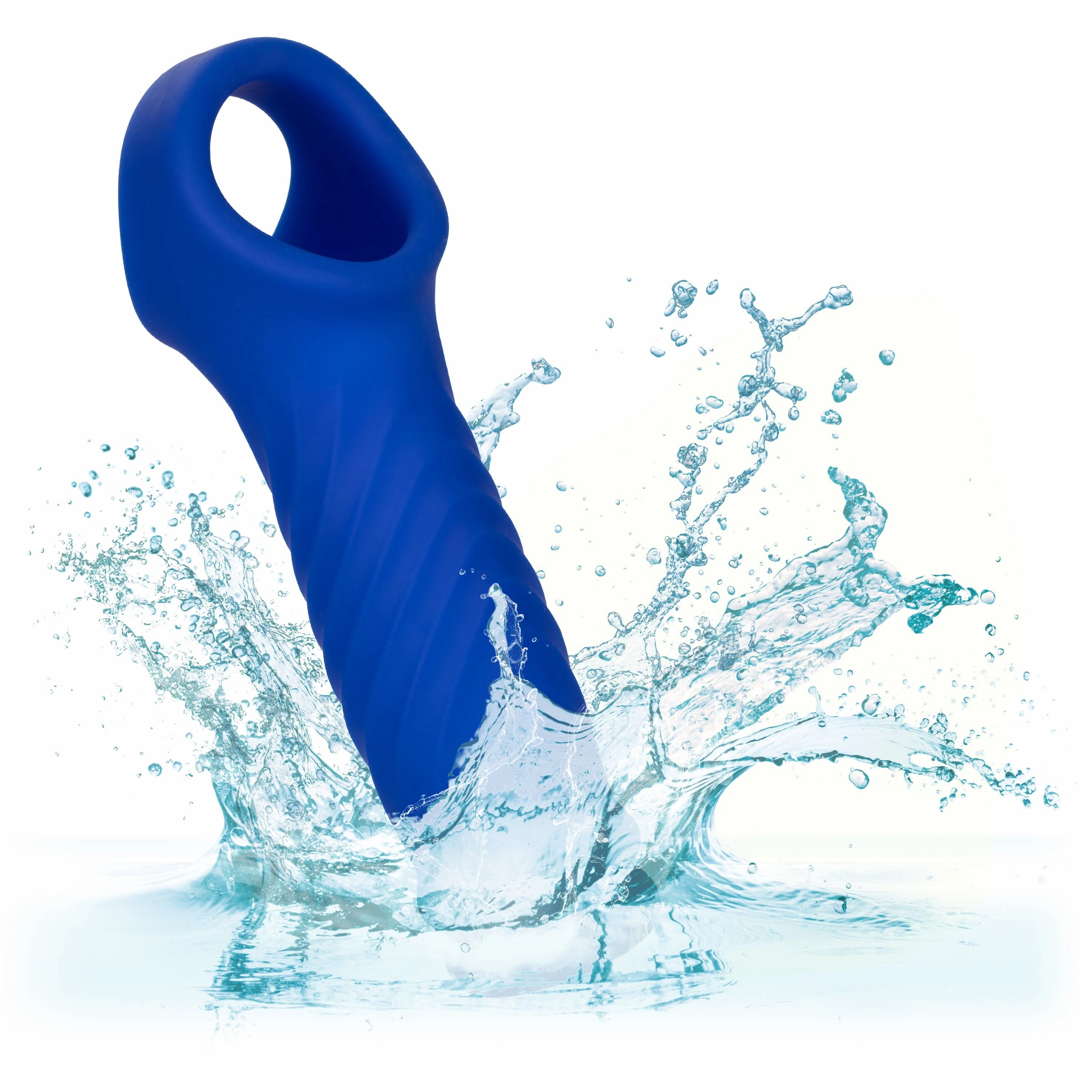 California Exotics - Admiral Liquid Silicone Wave Extension Cock Sleeve (Blue)