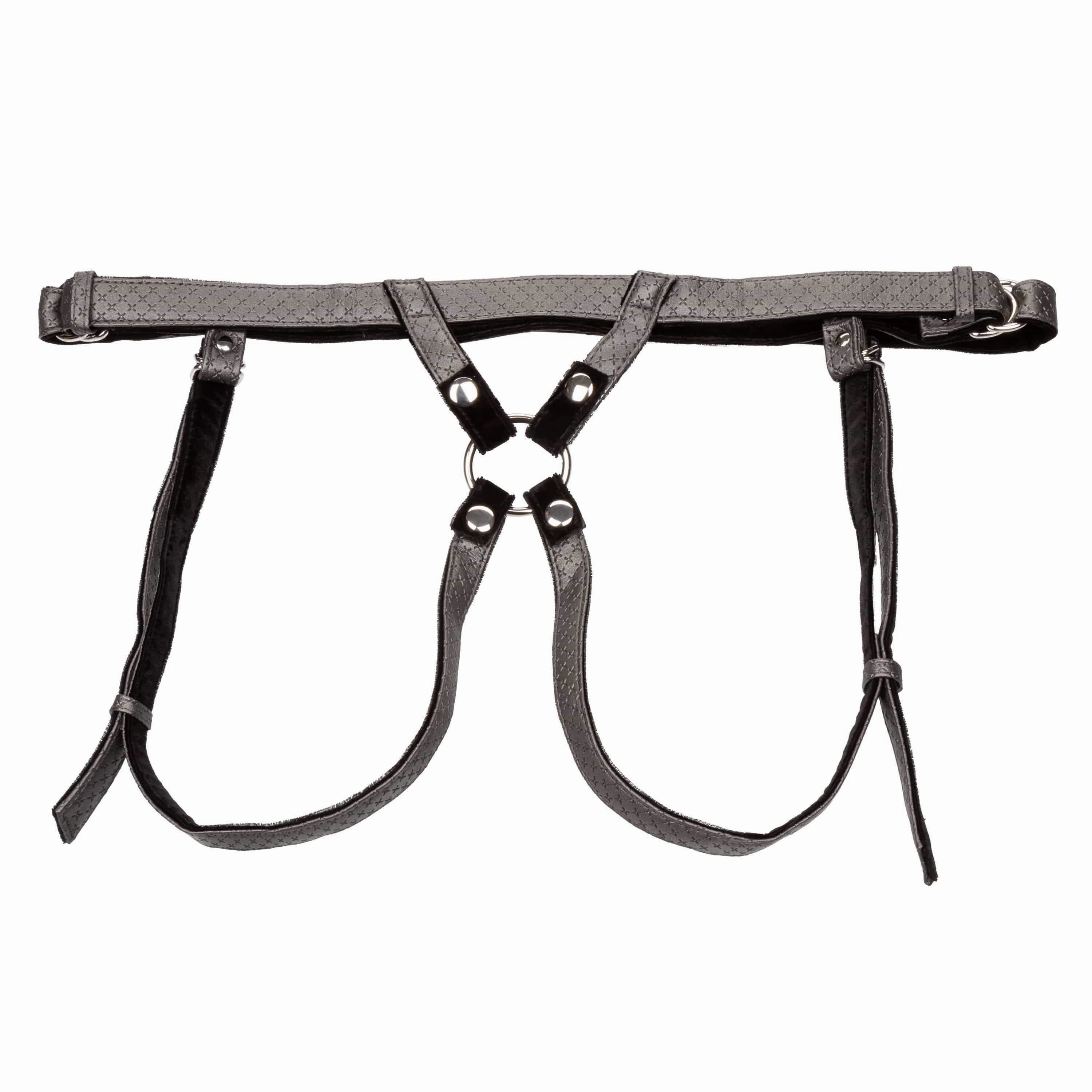 California Exotics - Her Royal Harness The Regal Duchess Strap On (Black)