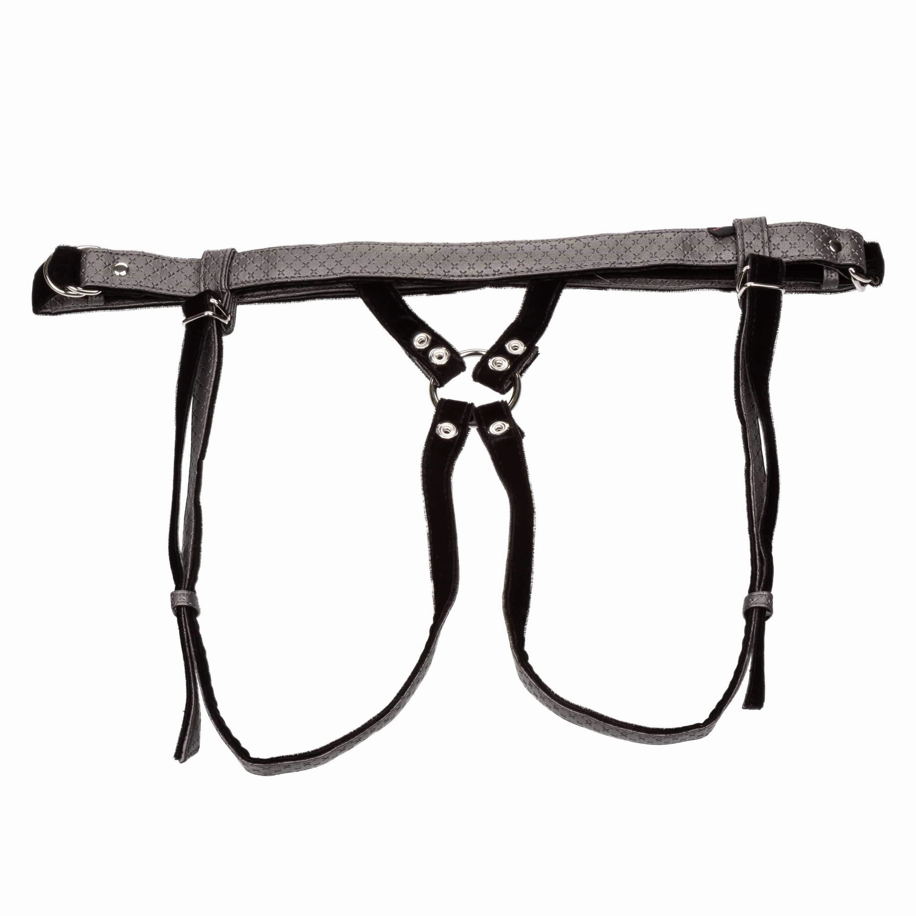 California Exotics - Her Royal Harness The Regal Duchess Strap On (Black)