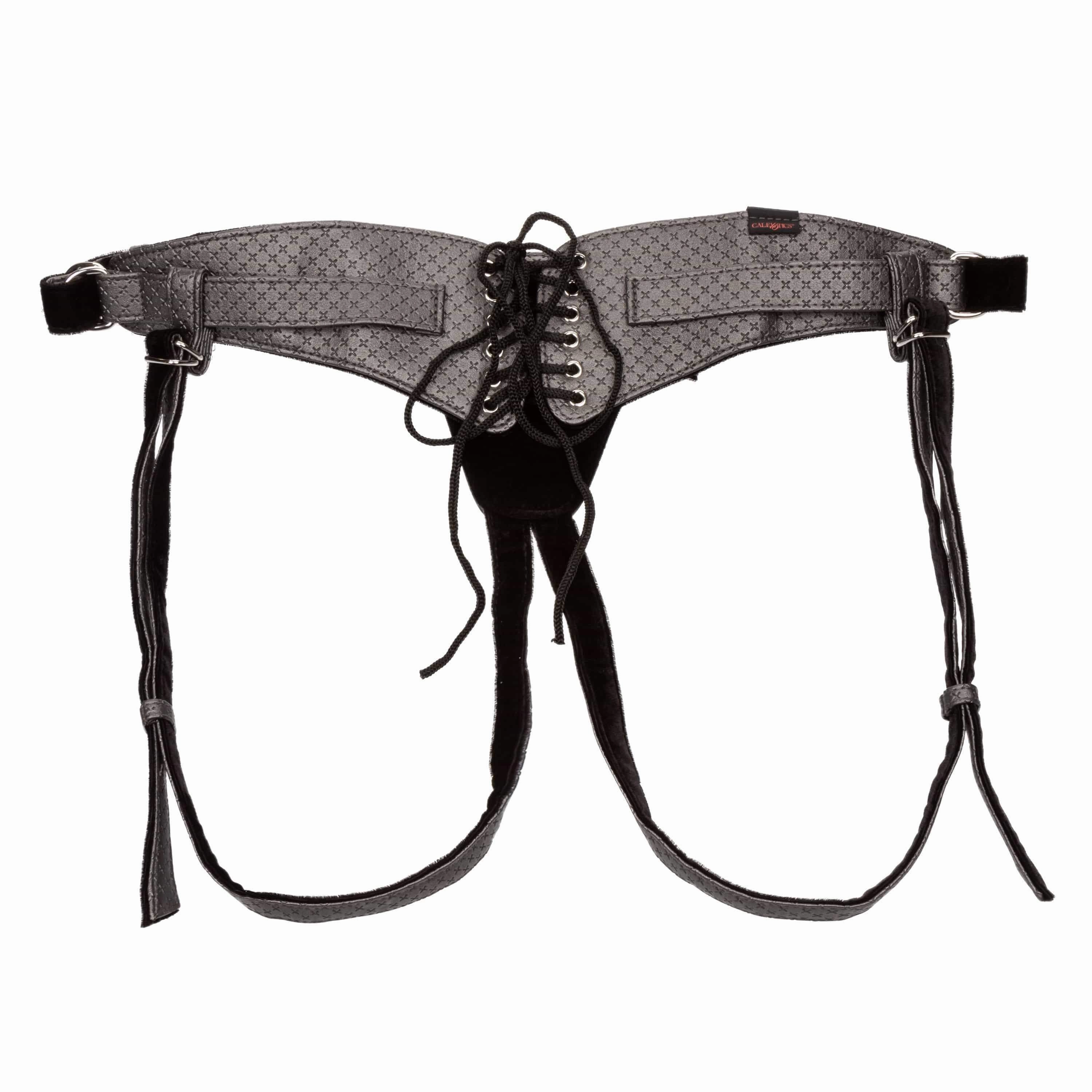 California Exotics - Her Royal Harness The Regal Queen Strap On (Black)