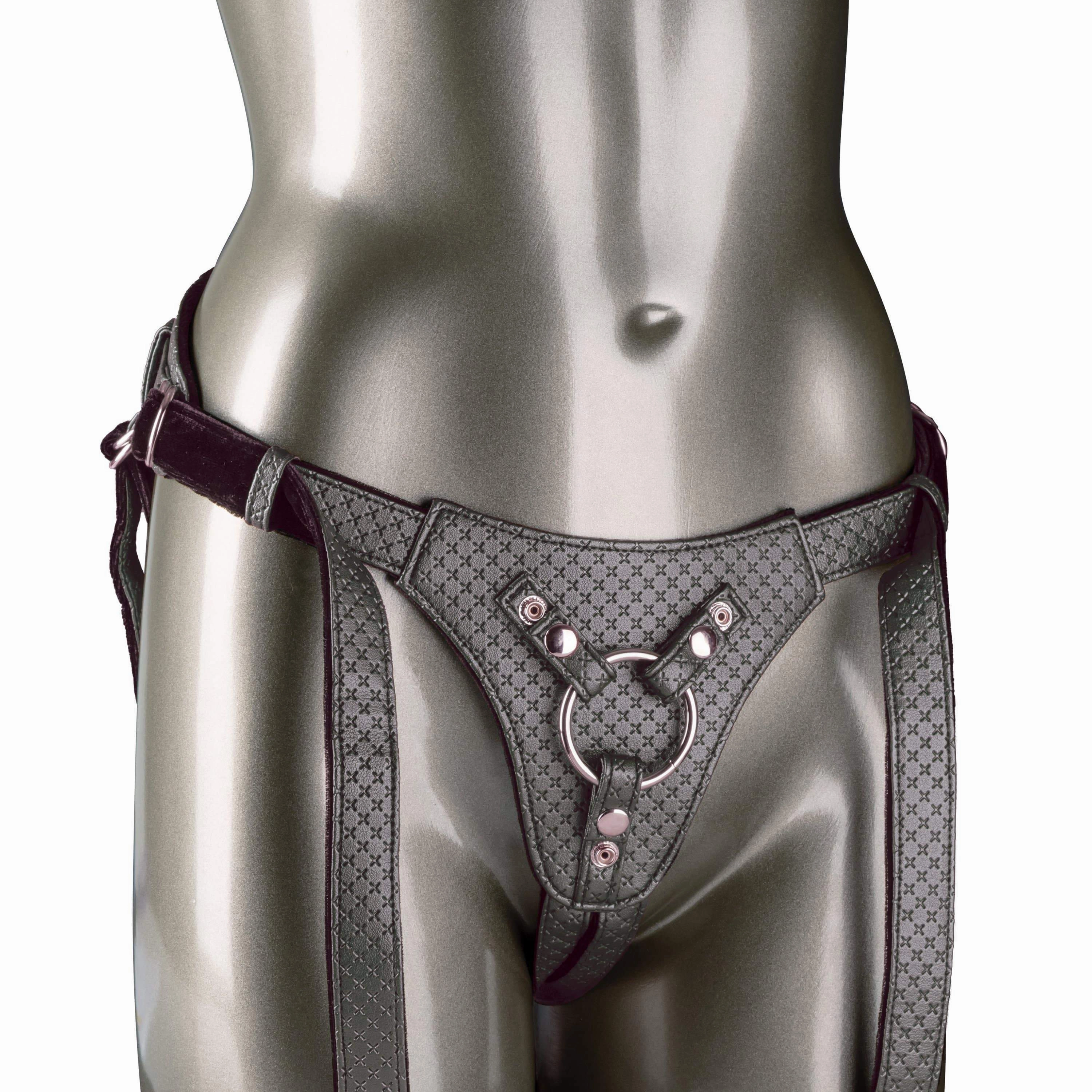 California Exotics - Her Royal Harness The Regal Queen Strap On (Black)