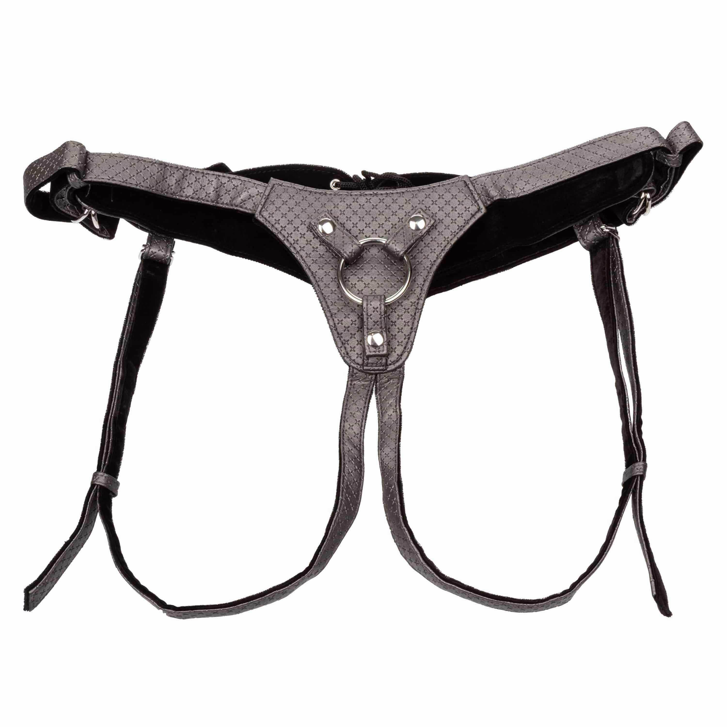 California Exotics - Her Royal Harness The Regal Queen Strap On (Black)