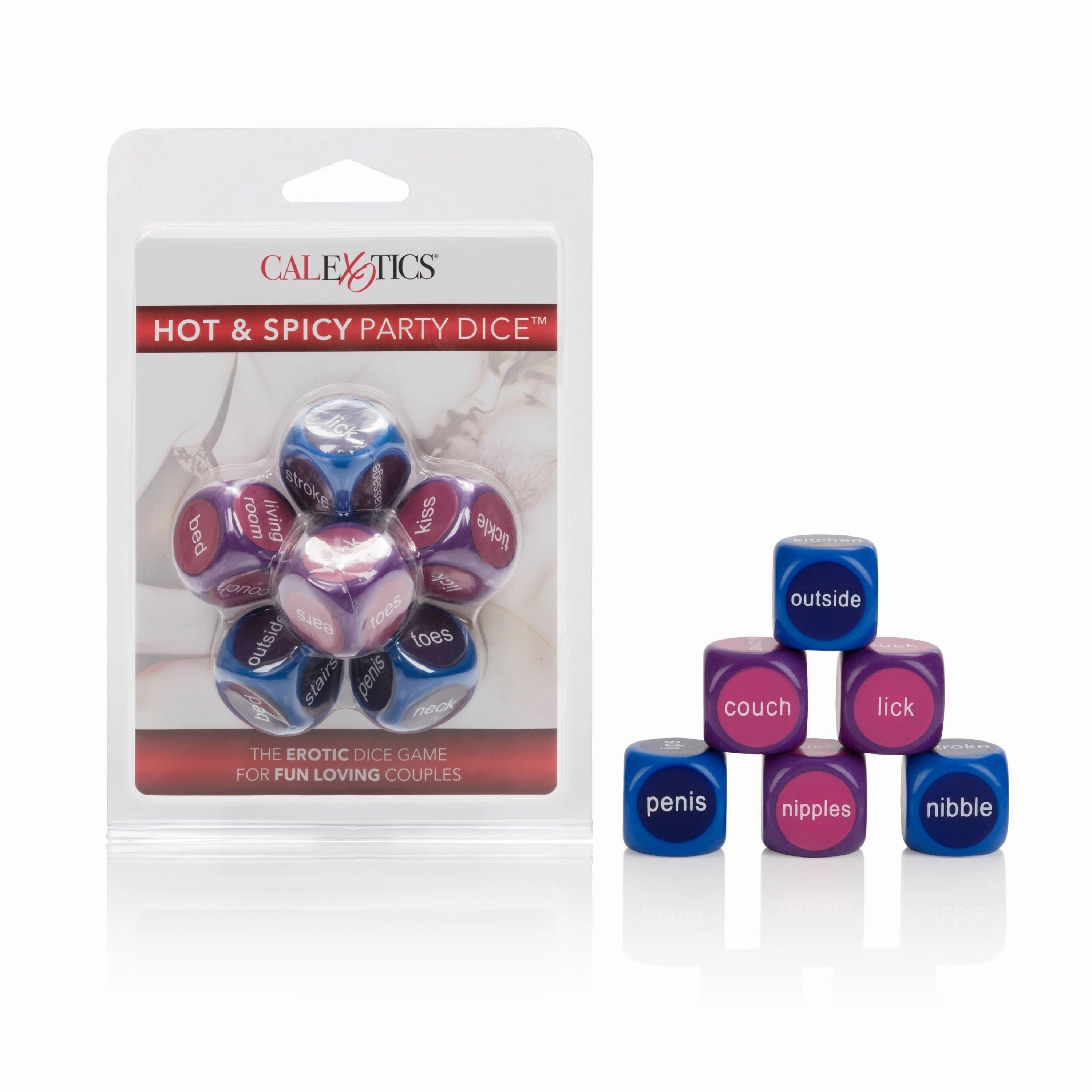California Exotics - Hot and Spicy Party Dice (Multi Colour)