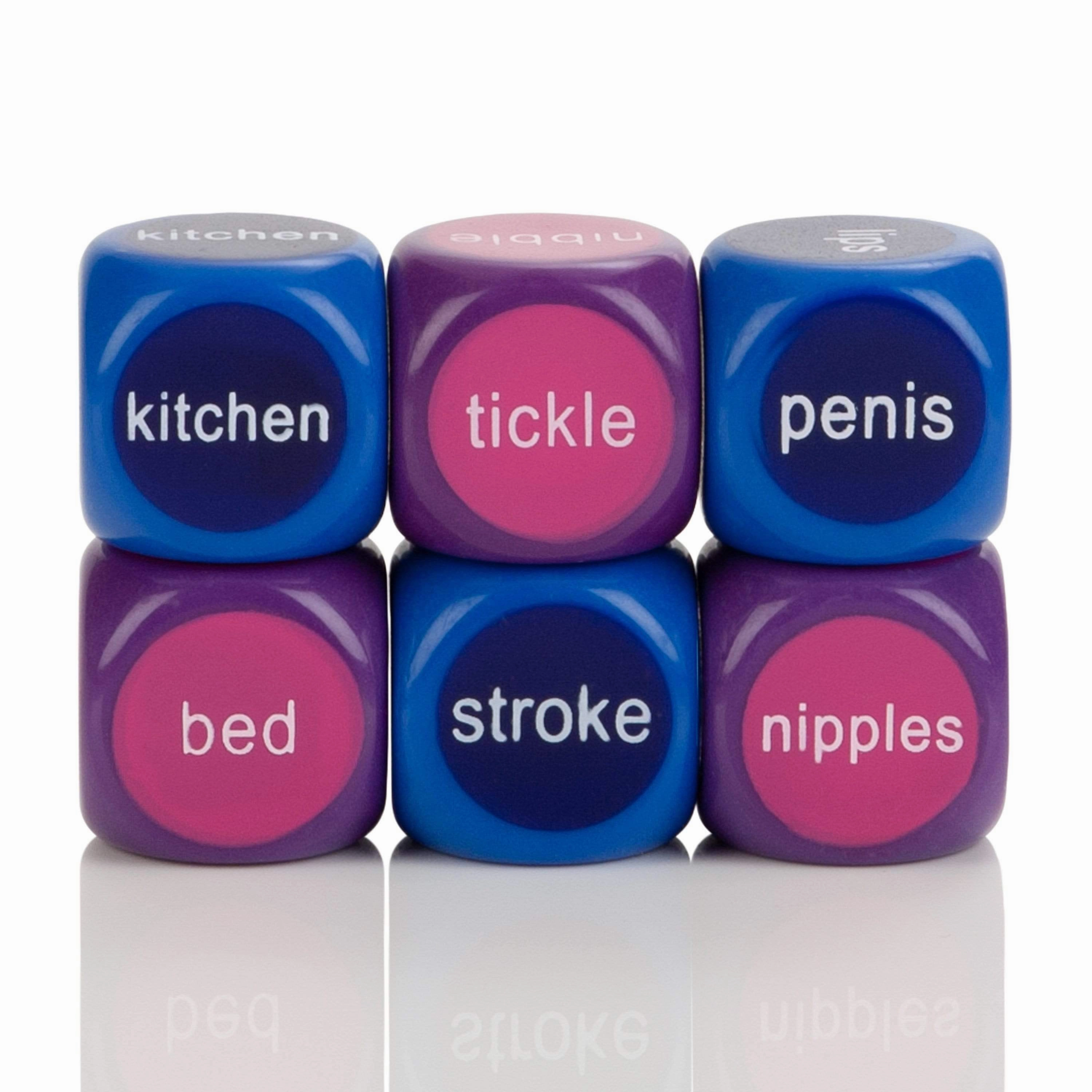 California Exotics - Hot and Spicy Party Dice (Multi Colour)