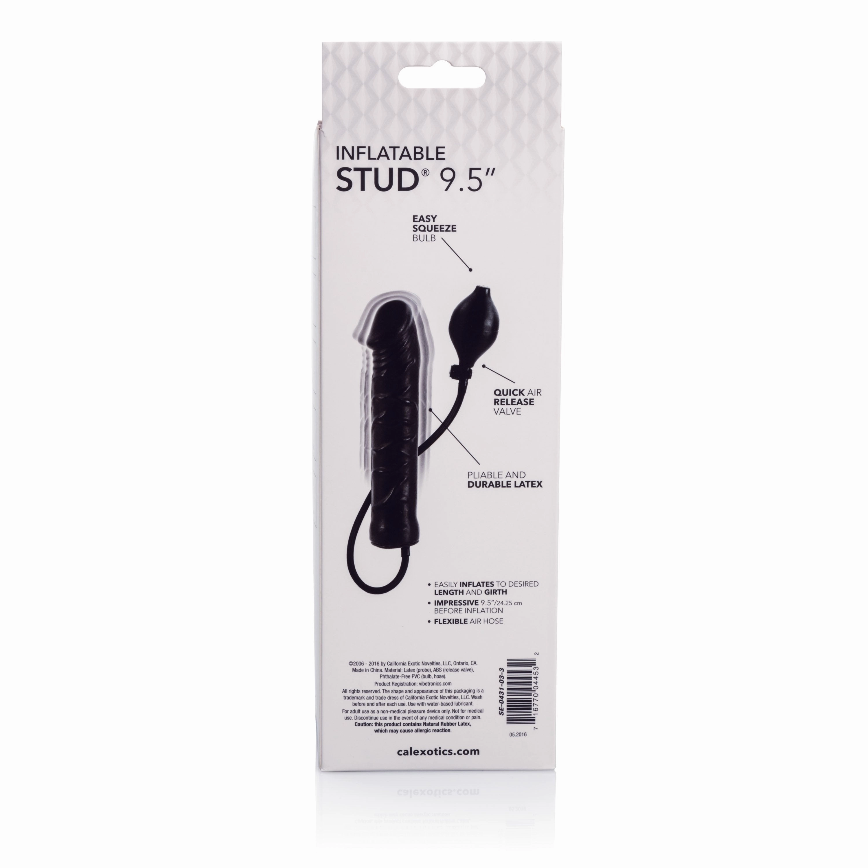 California Exotics - Inflatable Stud 9.5" (Black)