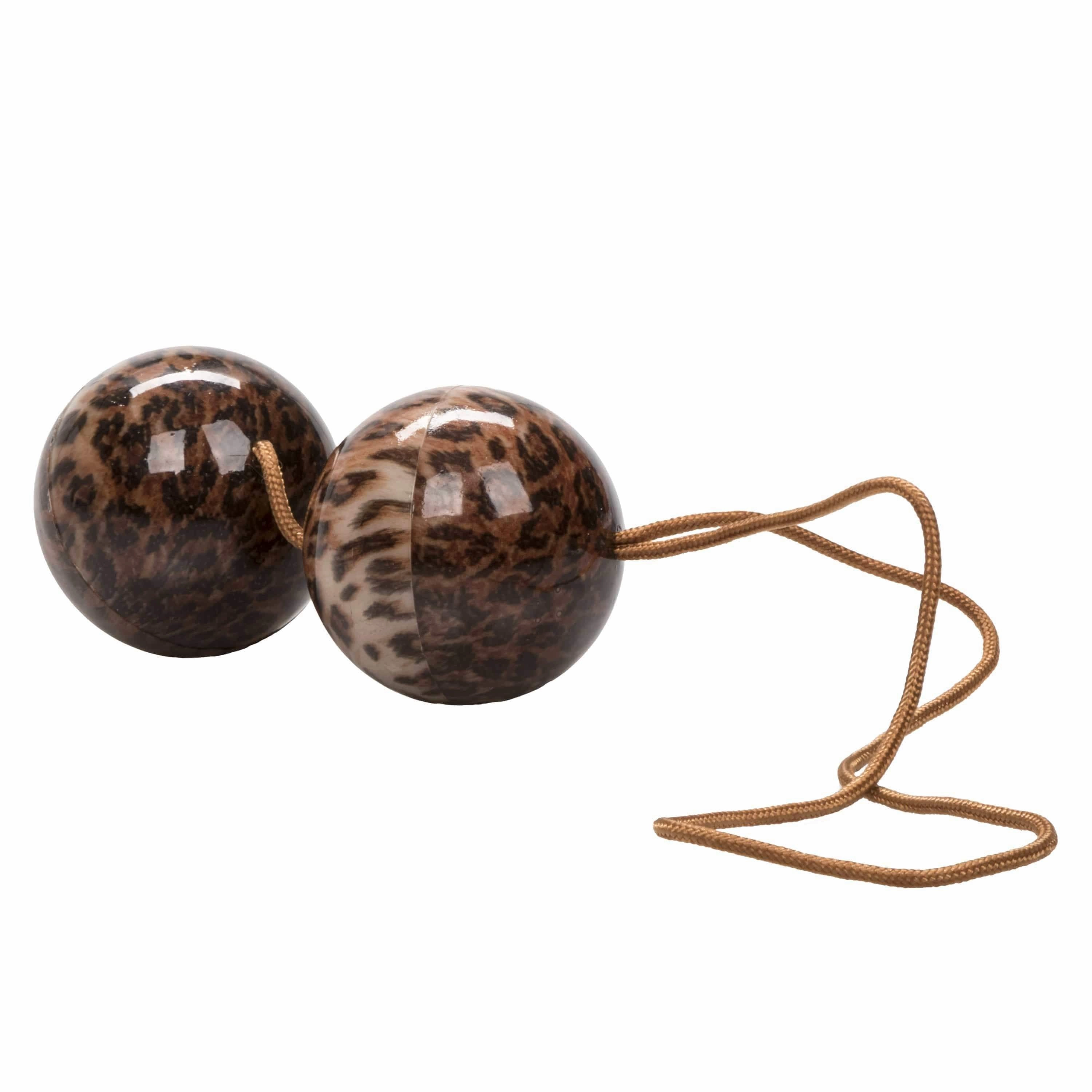 California Exotics - Leopard Duotone Weighted Kegel Balls (Leopard)