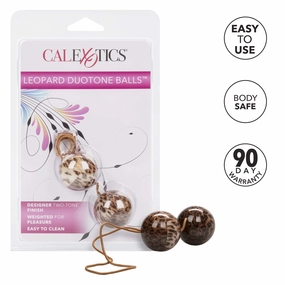 California Exotics - Leopard Duotone Weighted Kegel Balls (Leopard)