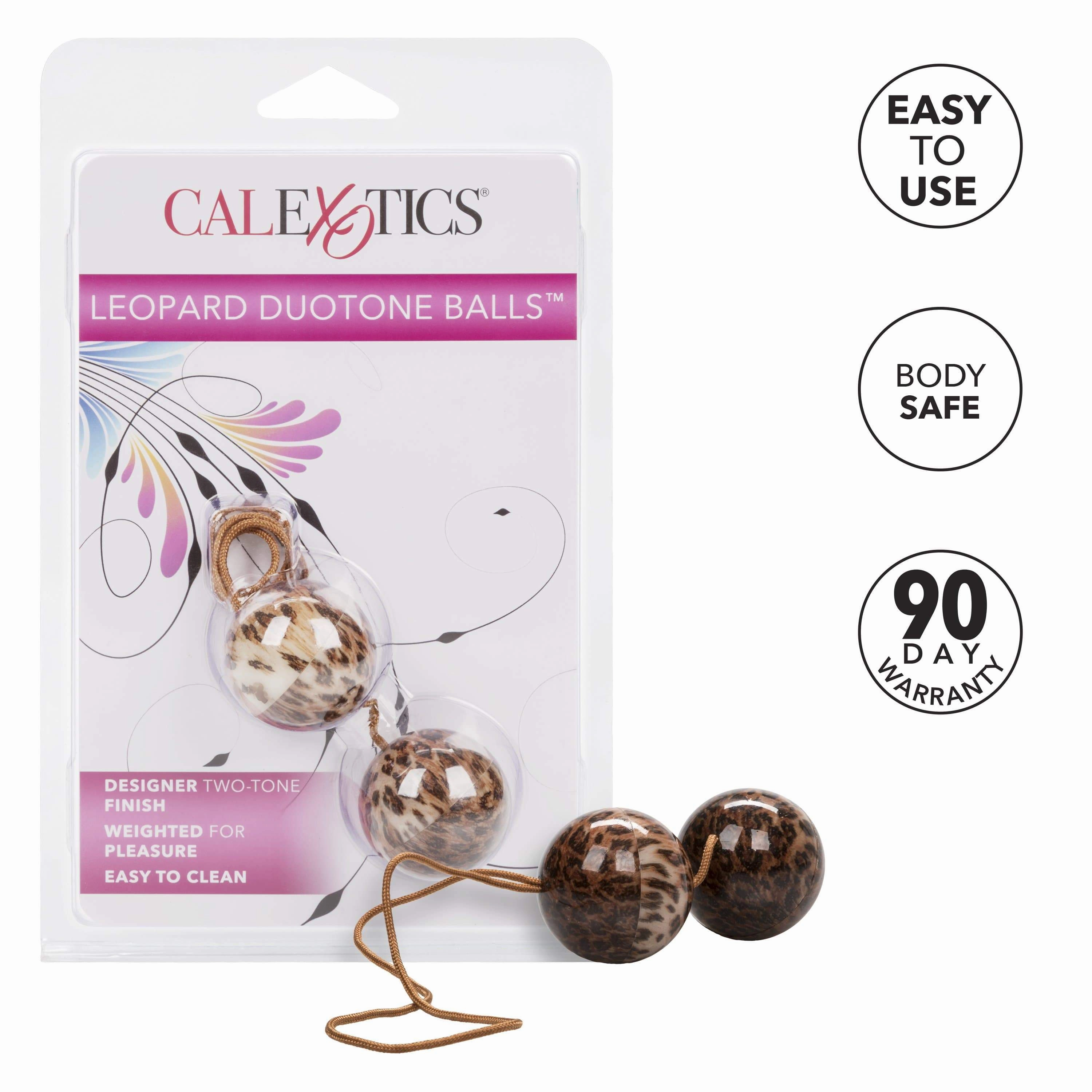 California Exotics - Leopard Duotone Weighted Kegel Balls (Leopard)