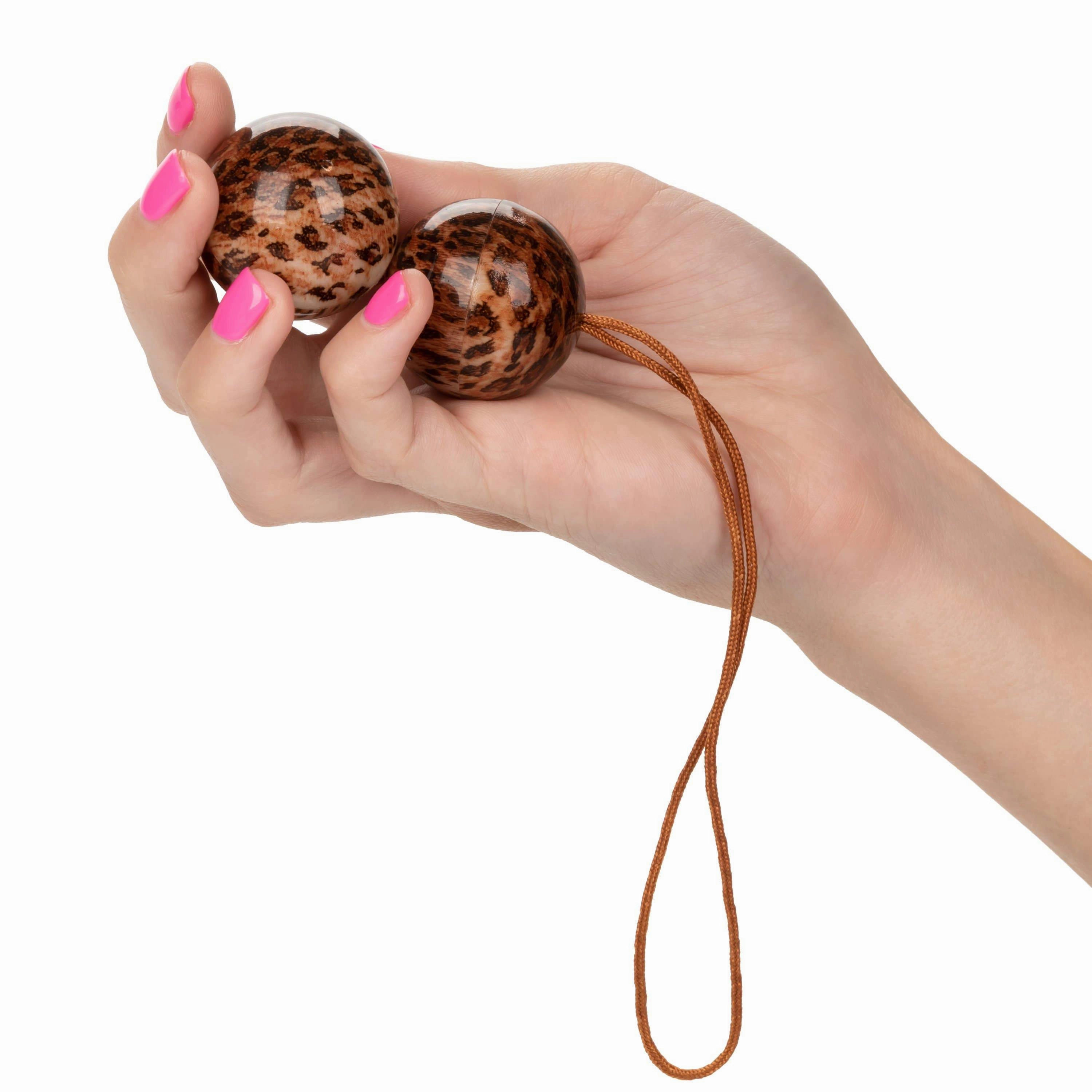 California Exotics - Leopard Duotone Weighted Kegel Balls (Leopard)