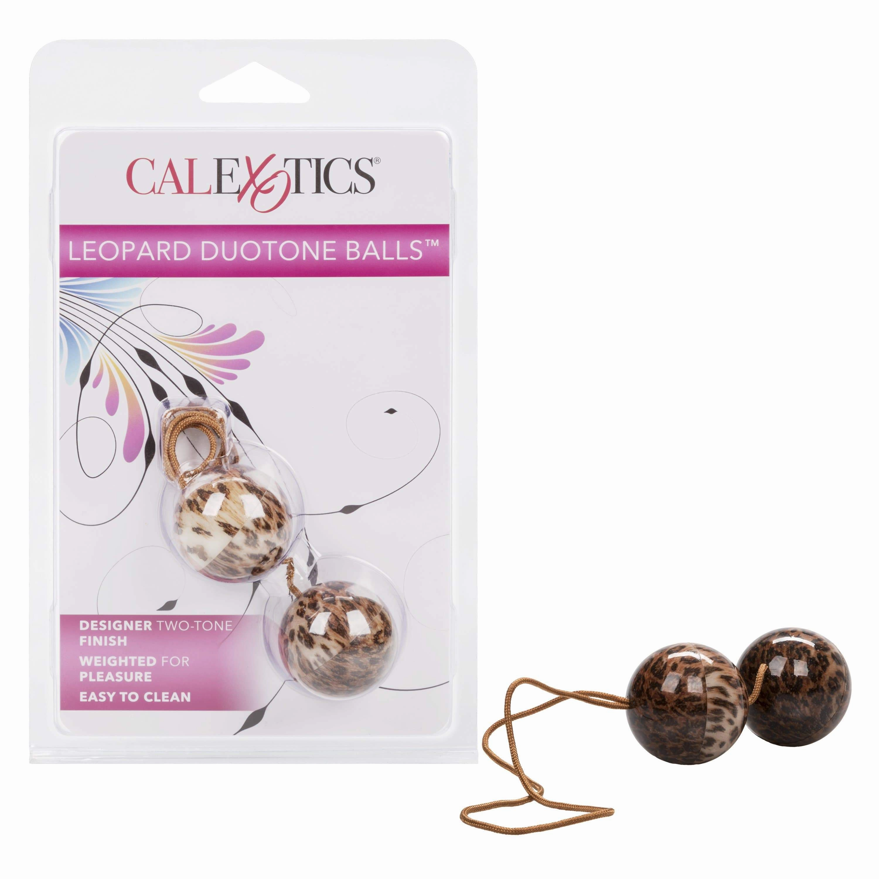 California Exotics - Leopard Duotone Weighted Kegel Balls (Leopard)