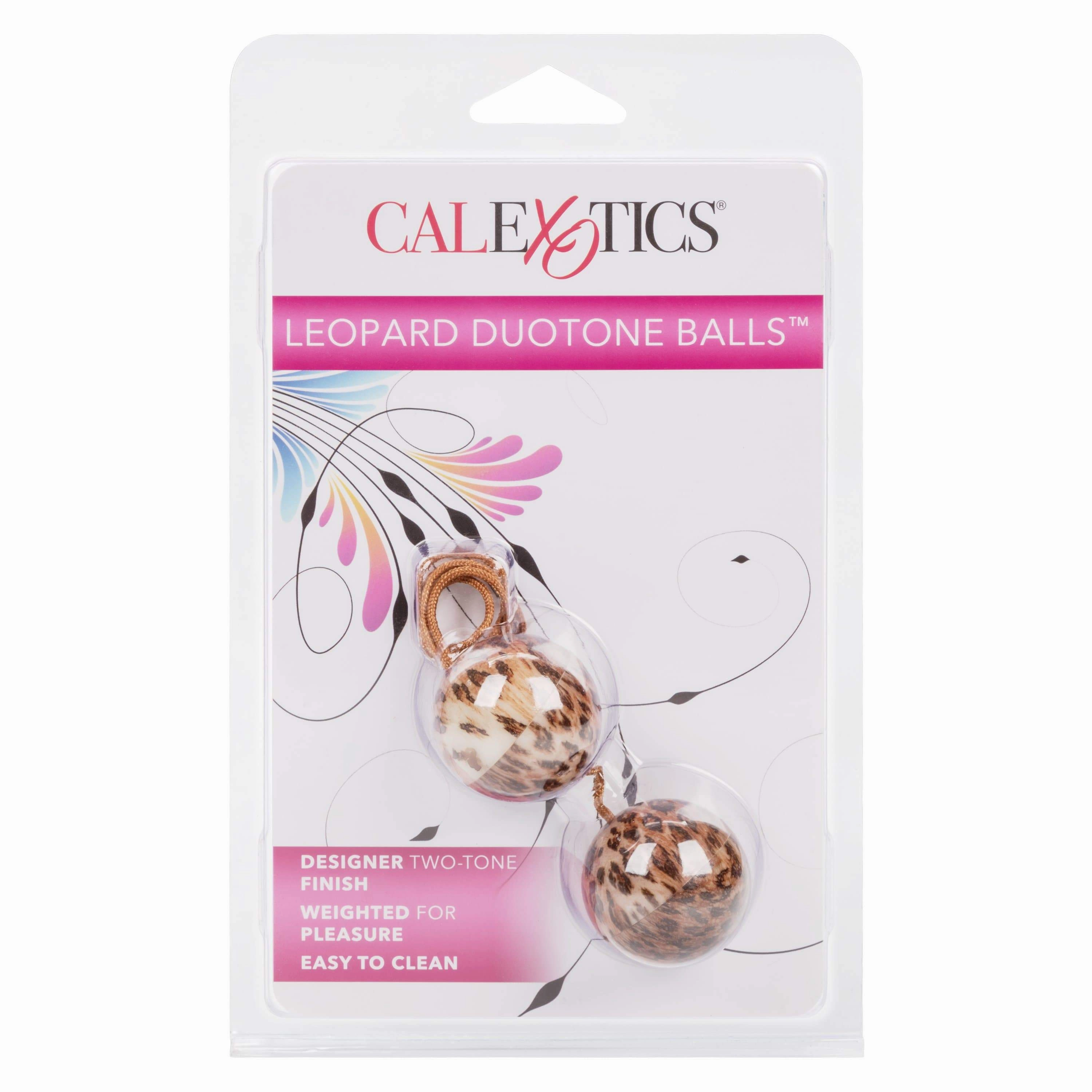 California Exotics - Leopard Duotone Weighted Kegel Balls (Leopard)
