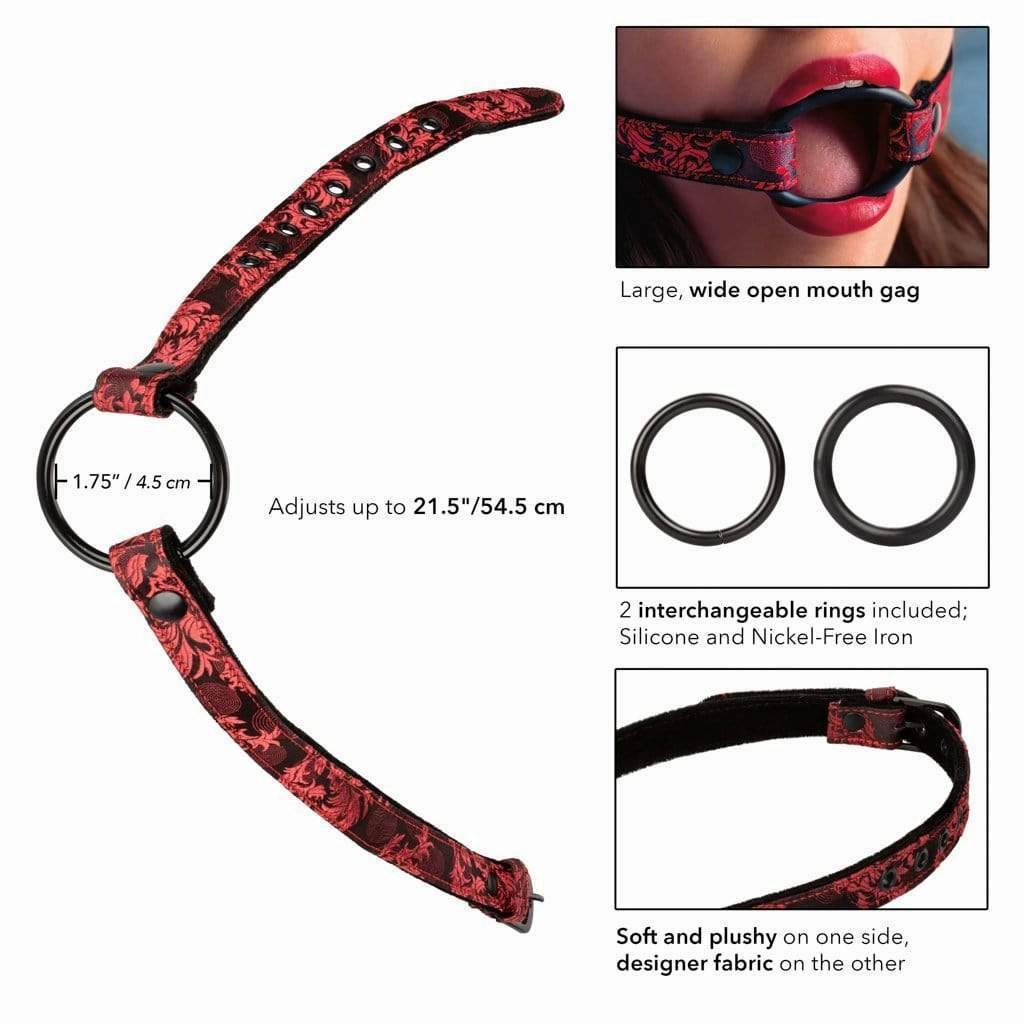 California Exotics - Scandal Wide Open Mouth Gag (Red)