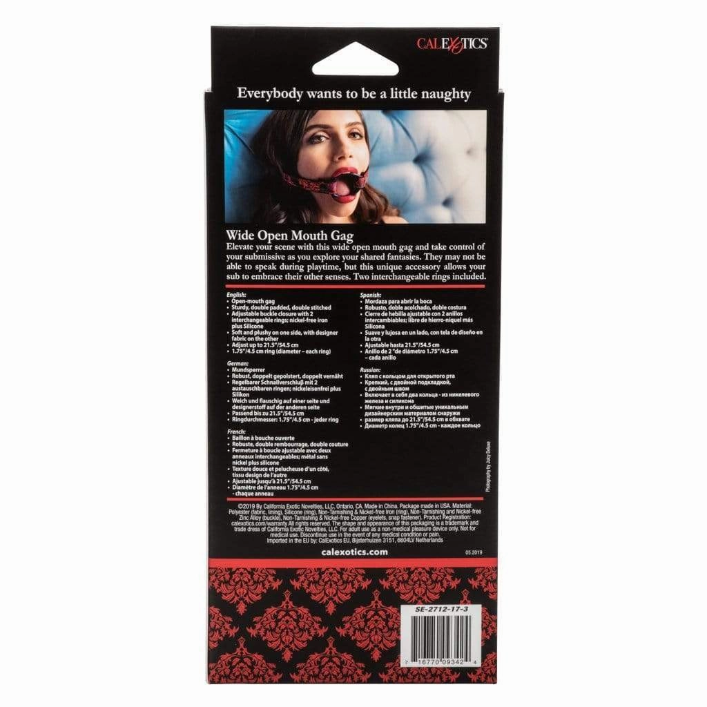 California Exotics - Scandal Wide Open Mouth Gag (Red)