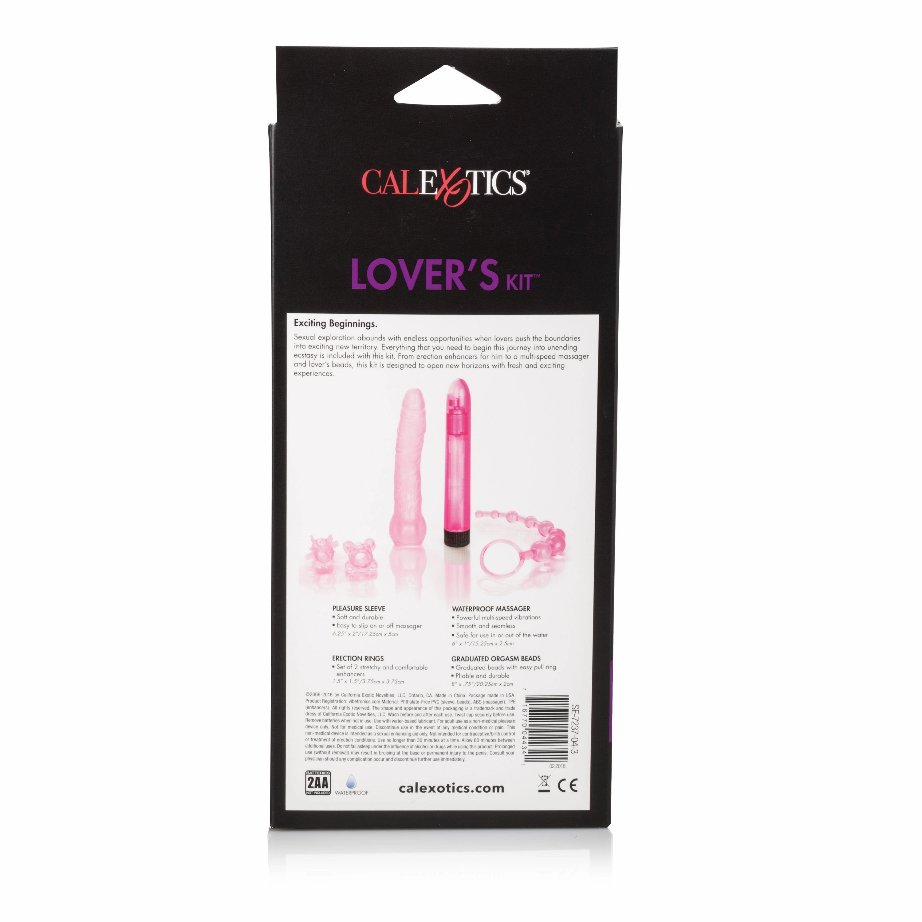 California Exotics - Starter Lover's Couple Beginners Kit (Pink)