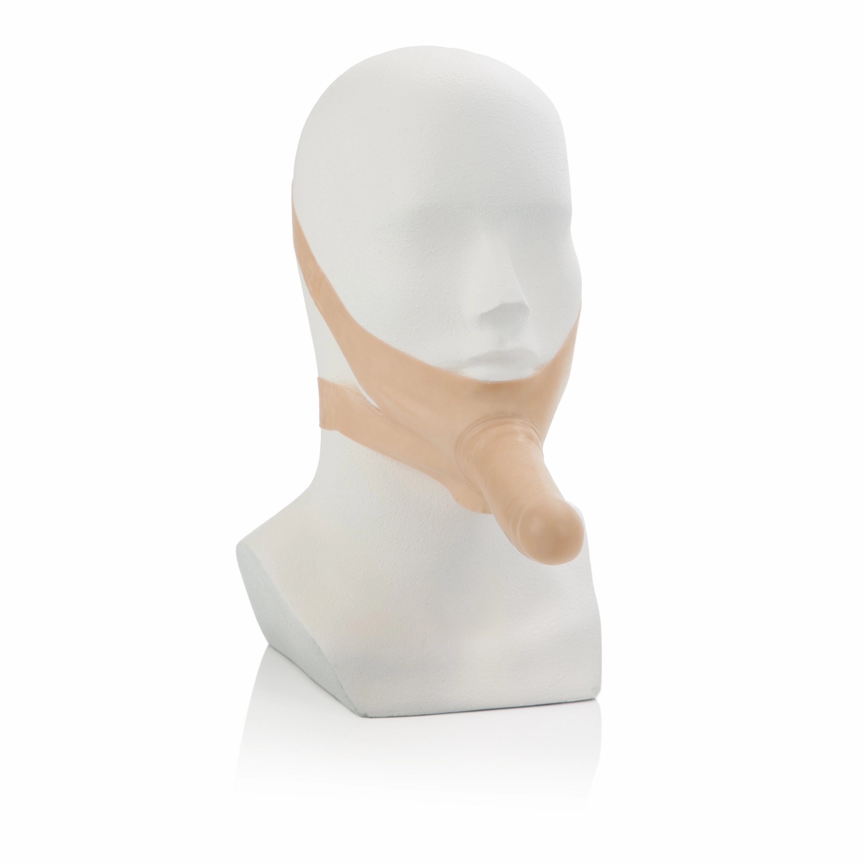 California Exotics - The Original Accommodator Latex Dong Mouth Strap On