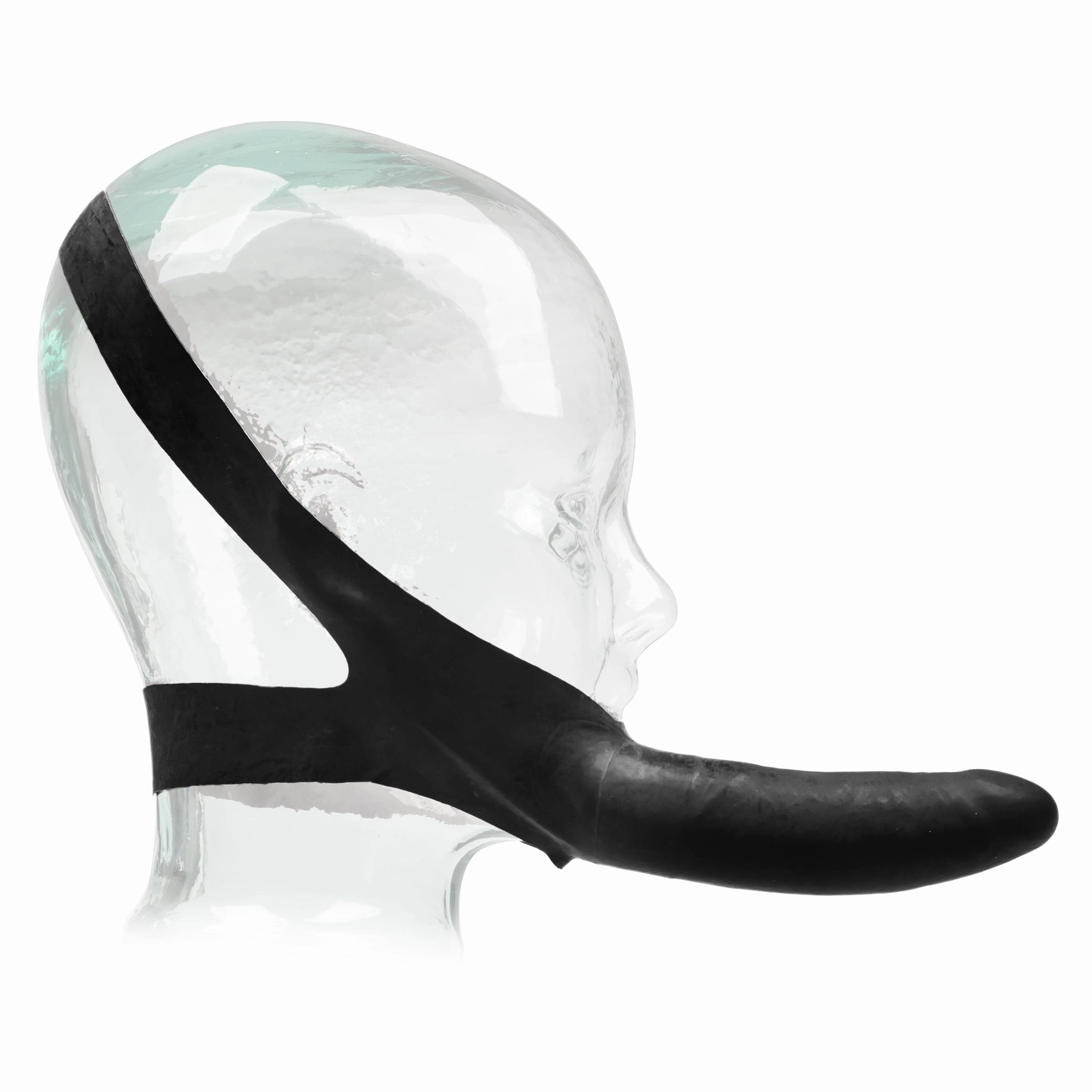 California Exotics - The Original Accommodator Latex Dong Mouth Strap On