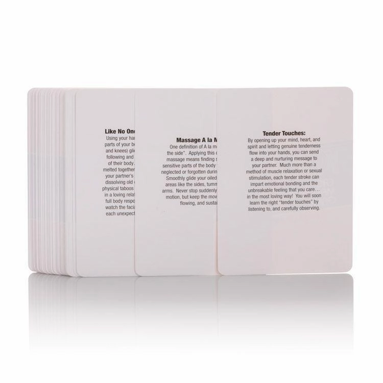 California Exotics - Touch Me Erotic Card Game (White)