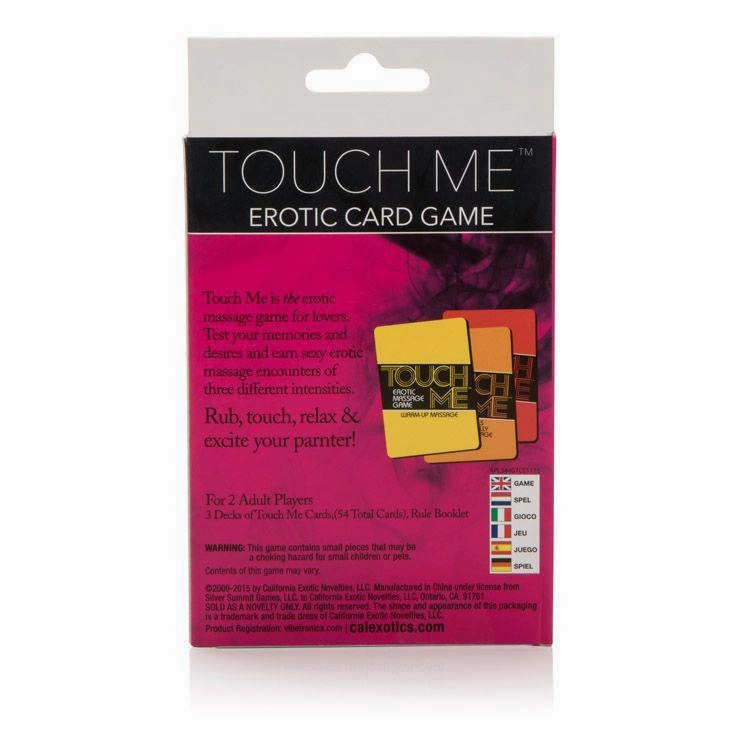 California Exotics - Touch Me Erotic Card Game (White)