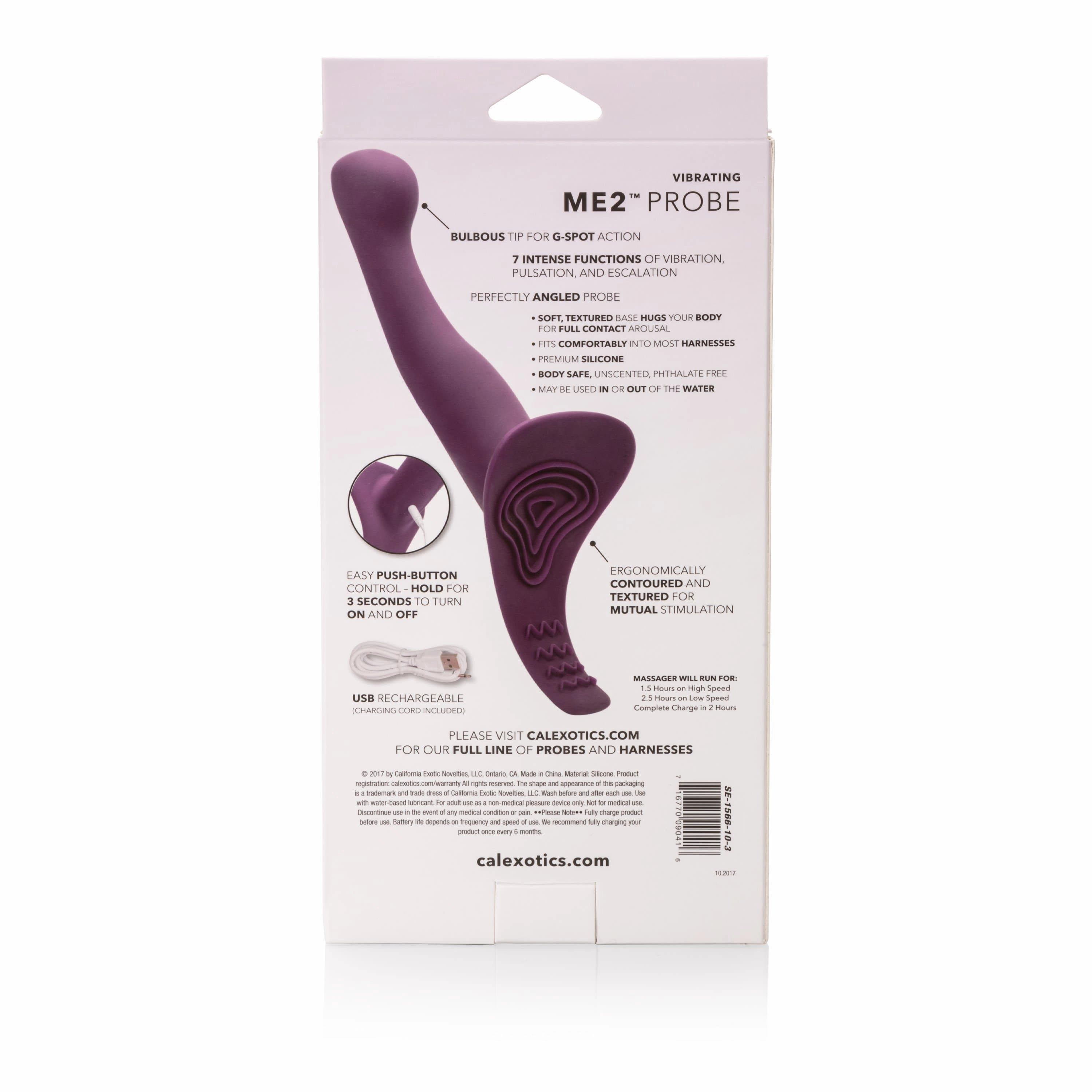 California Exotics - Vibrating ME2 Vibrating Probe Prostate Massager (Purple)