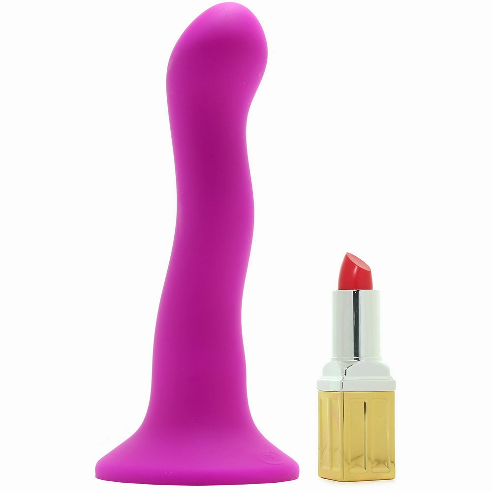 Colours Wave 6 Inch Silicone Dildo in Purple