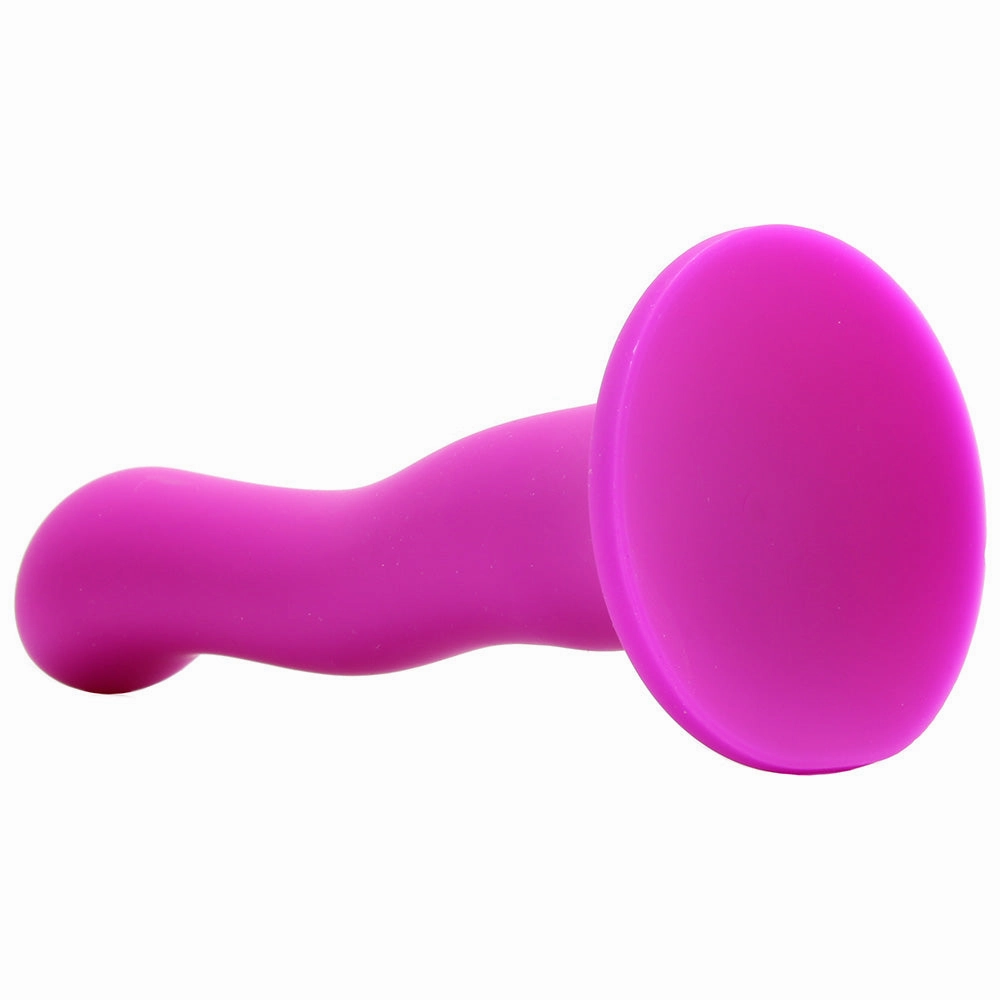 Colours Wave 6 Inch Silicone Dildo in Purple