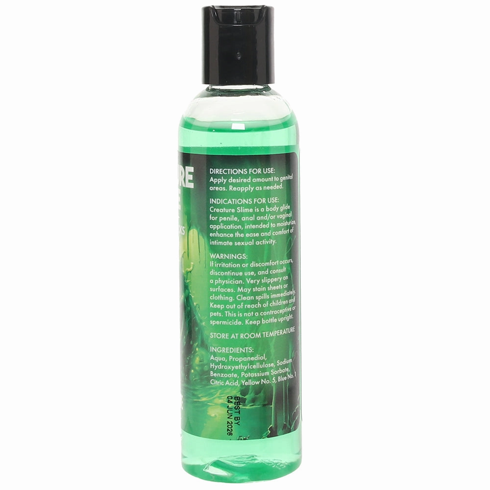 Creature Slime Water-Based Green Slime Lube in 4oz/118ml