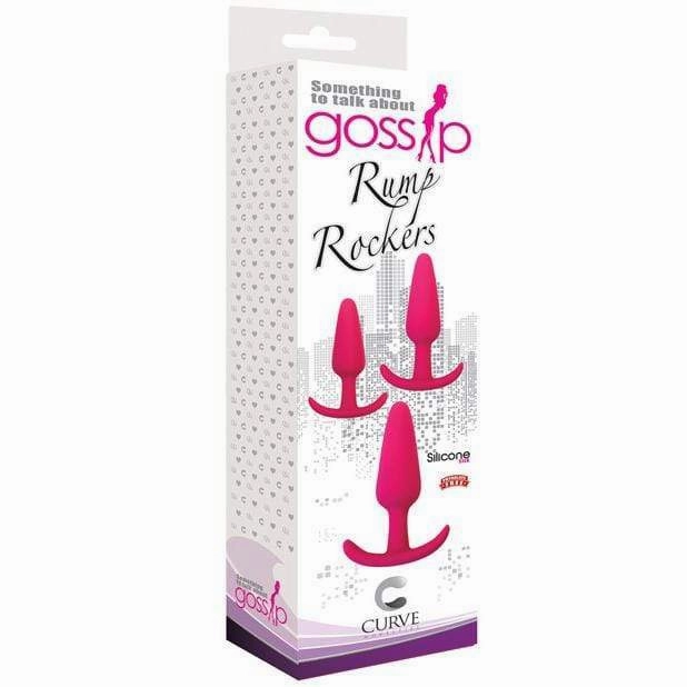 Curve Novelties - Gossip Rump Rockers Anal Plug 3 Pieces (Pink)