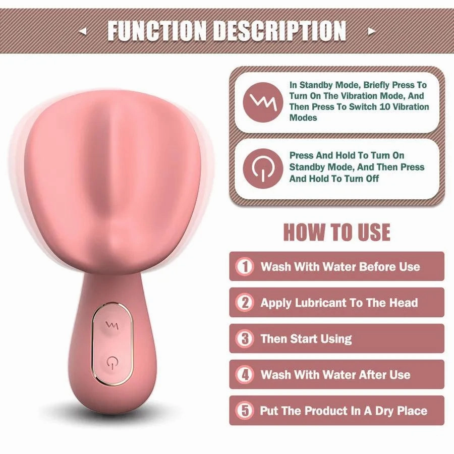 Cute Mushroom Clit Vibe