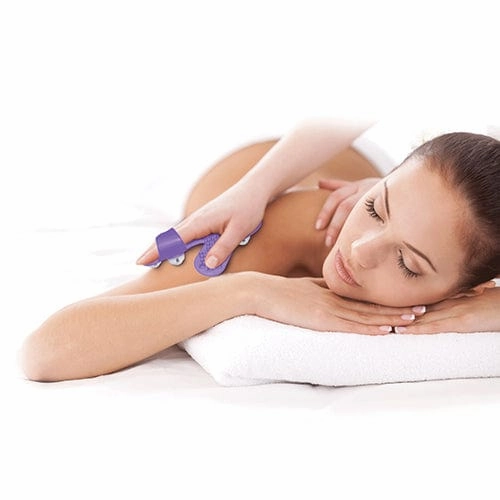 Deeva - Fuzu Glove Massager (Neon Purple)