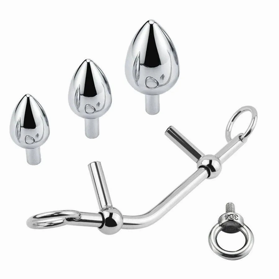 Detachable Metal Anal Hook Kinky Sex Toys