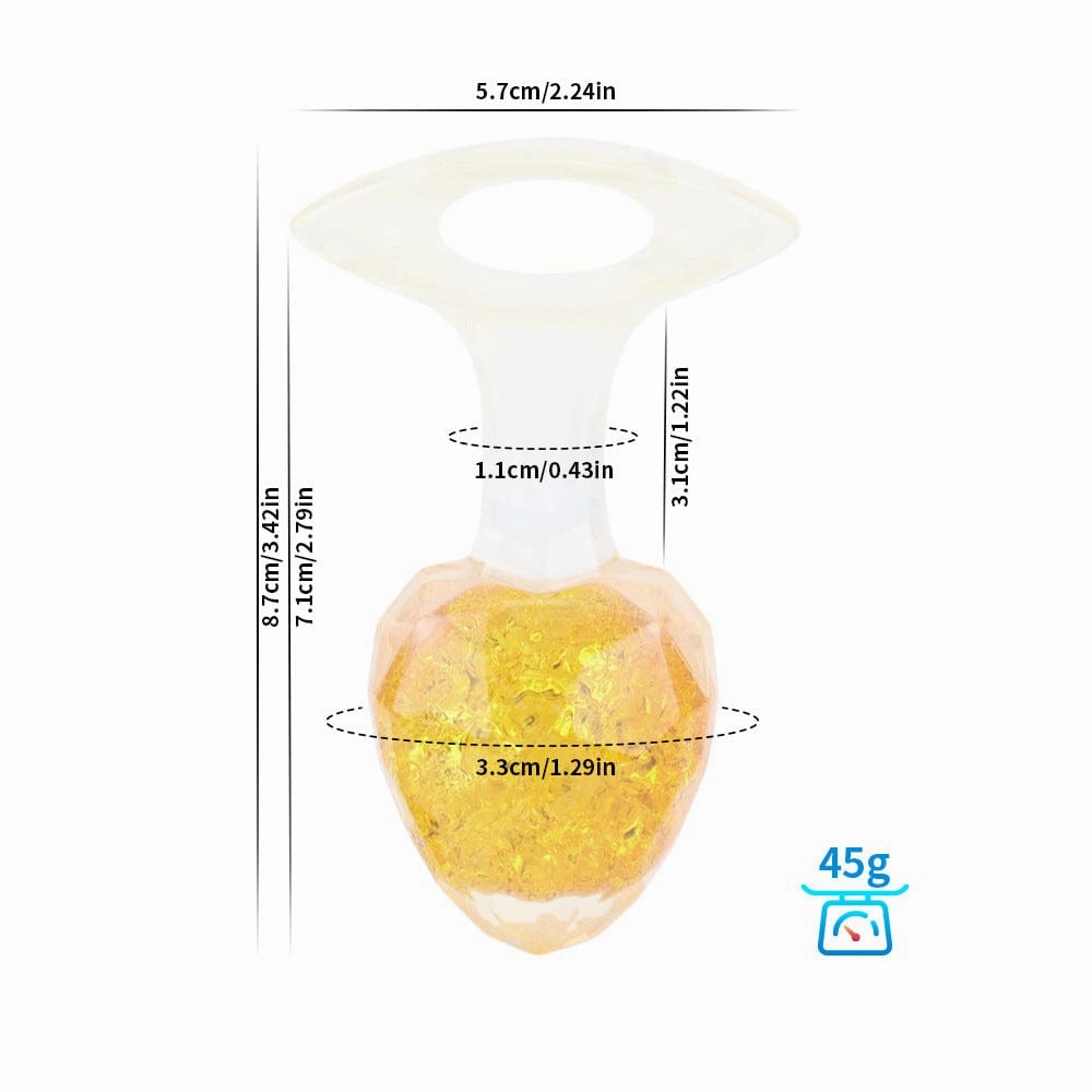 Diamond Crystal Rainbow Wearable Butt Plug Anal Sex Toy