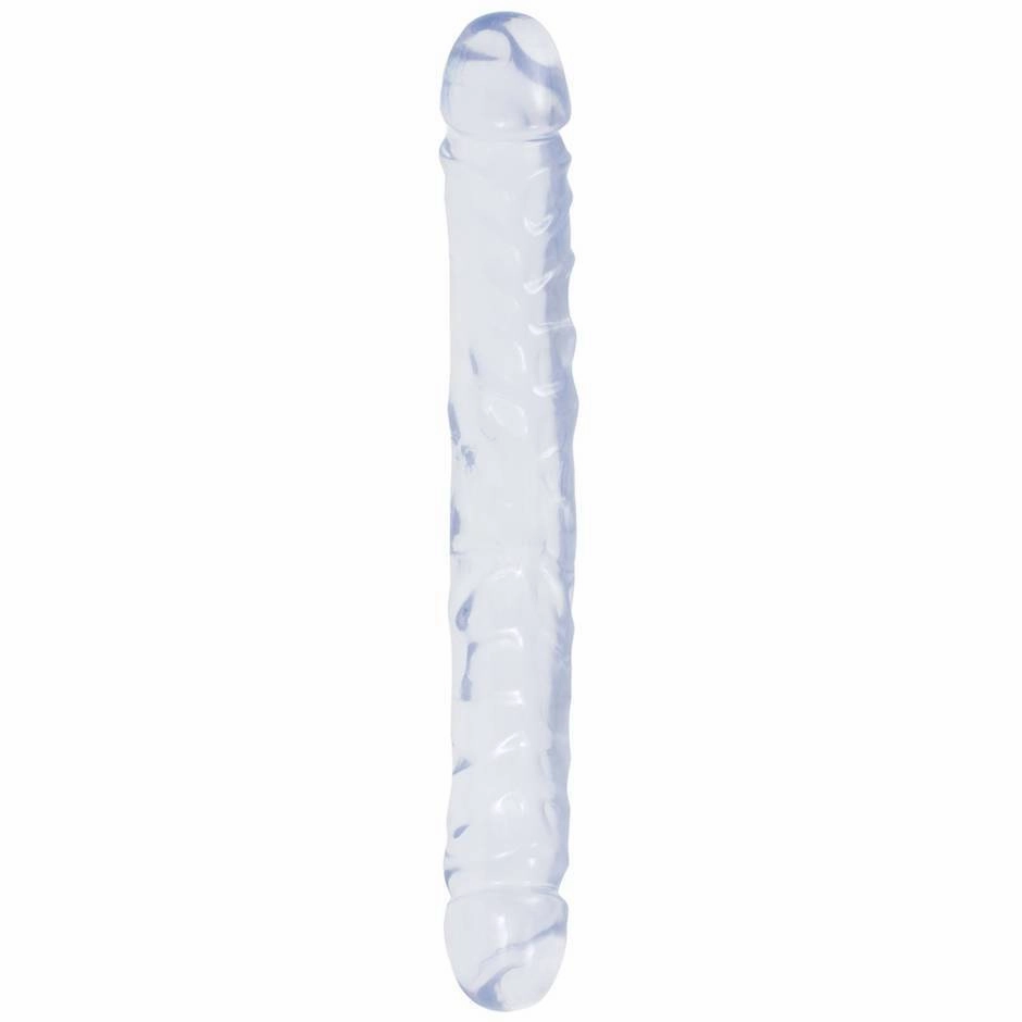 Doc Johnson - Crystal Jellies Jr. Double Dong 12" (Clear)