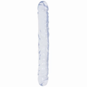 Doc Johnson - Crystal Jellies Jr. Double Dong 12" (Clear)