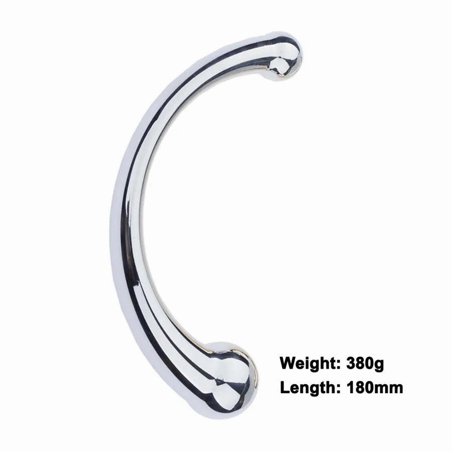 Dual Head Stainless Steel Anal Dildo