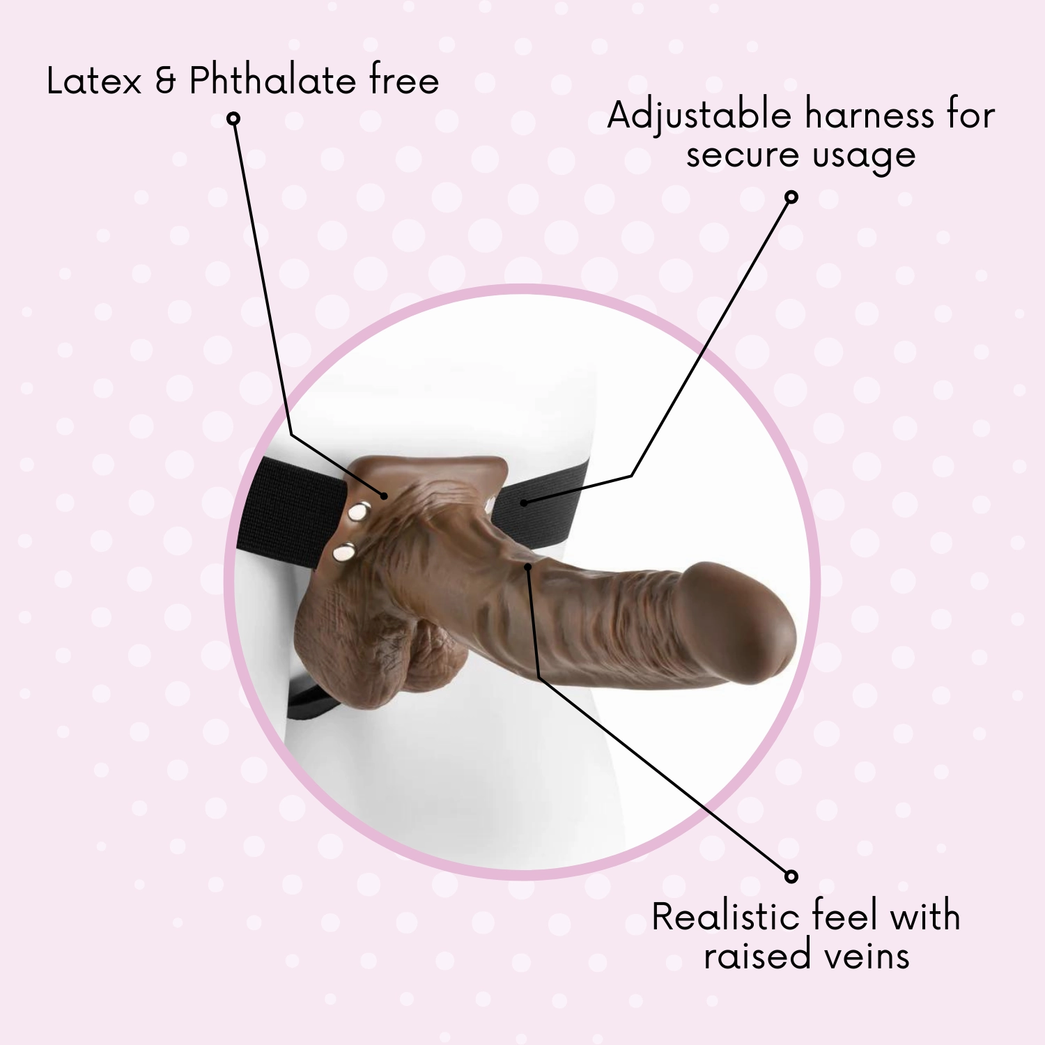 Fetish Fantasy 7'' Hollow Strap On