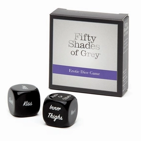 Fifty Shades of Grey - Erotic Dice Game (Black)
