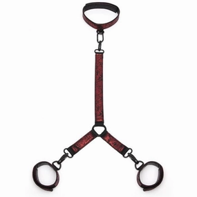 Fifty Shades of Grey - Sweet Anticipation Collar and Wrist Cuffs BDSM (Red)