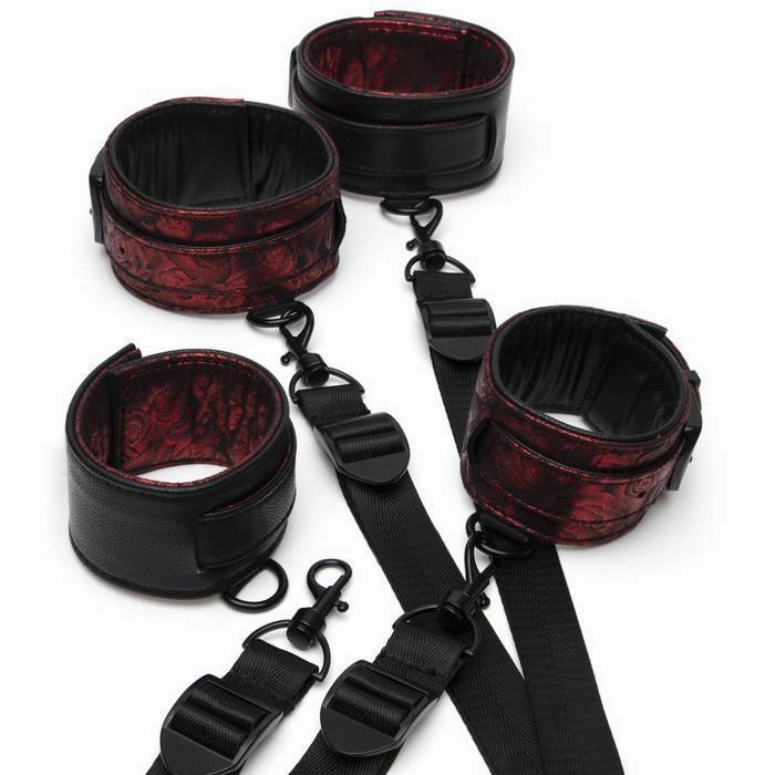 Fifty Shades of Grey - Sweet Anticipation Under Mattress Restraint Set BDSM (Red)