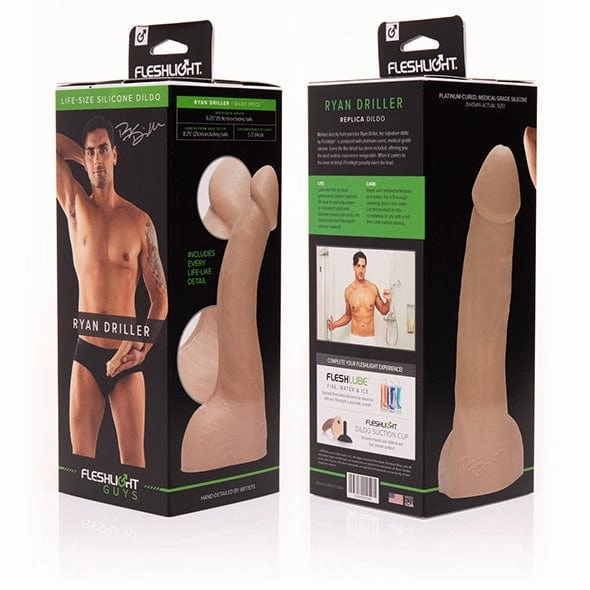 Fleshlight - Fleshlight Guys Ryan Driller Dildo 8.3" (Beige)