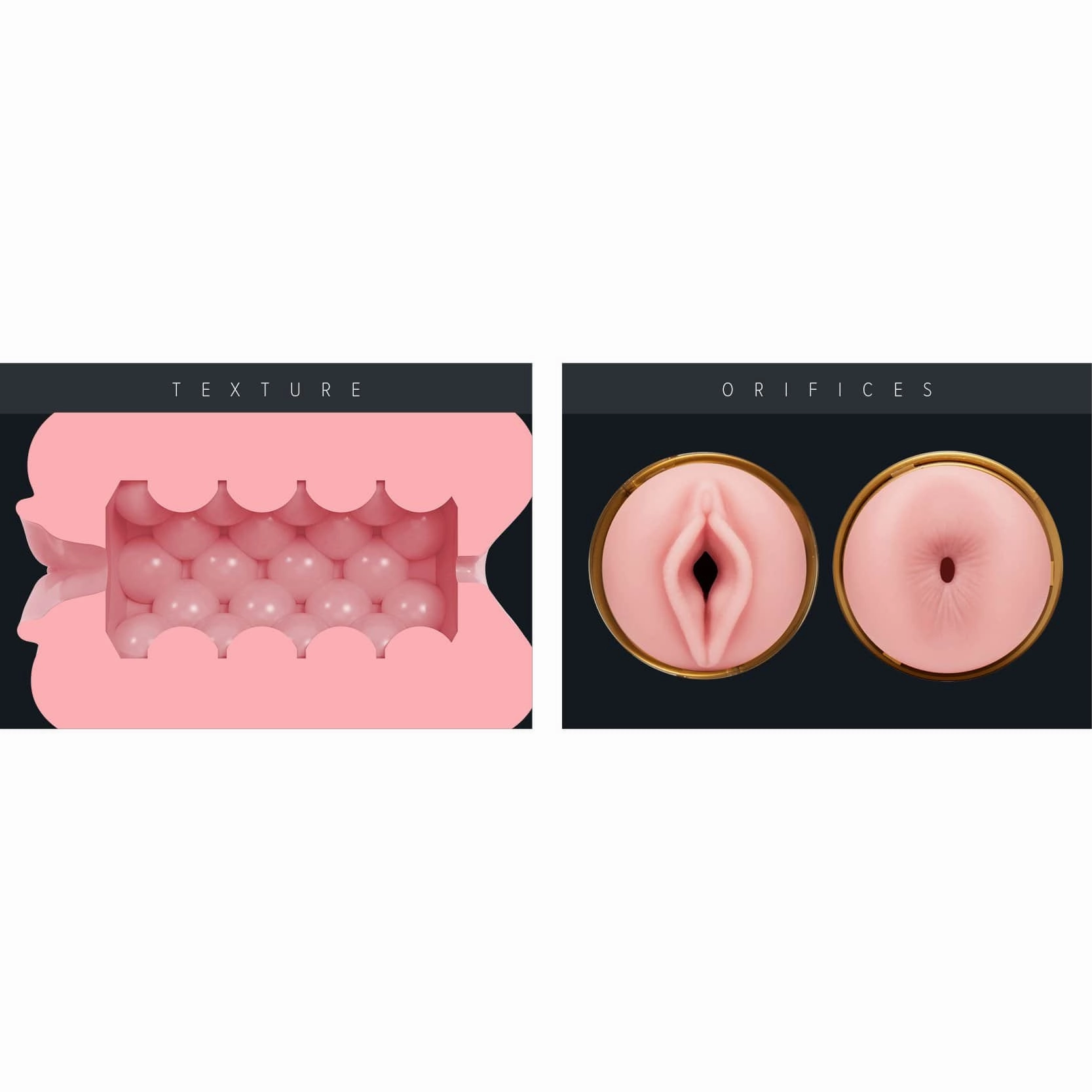 Fleshlight - Stamina Training Unit Quickshot Lady & Butt Masturbator (Beige)