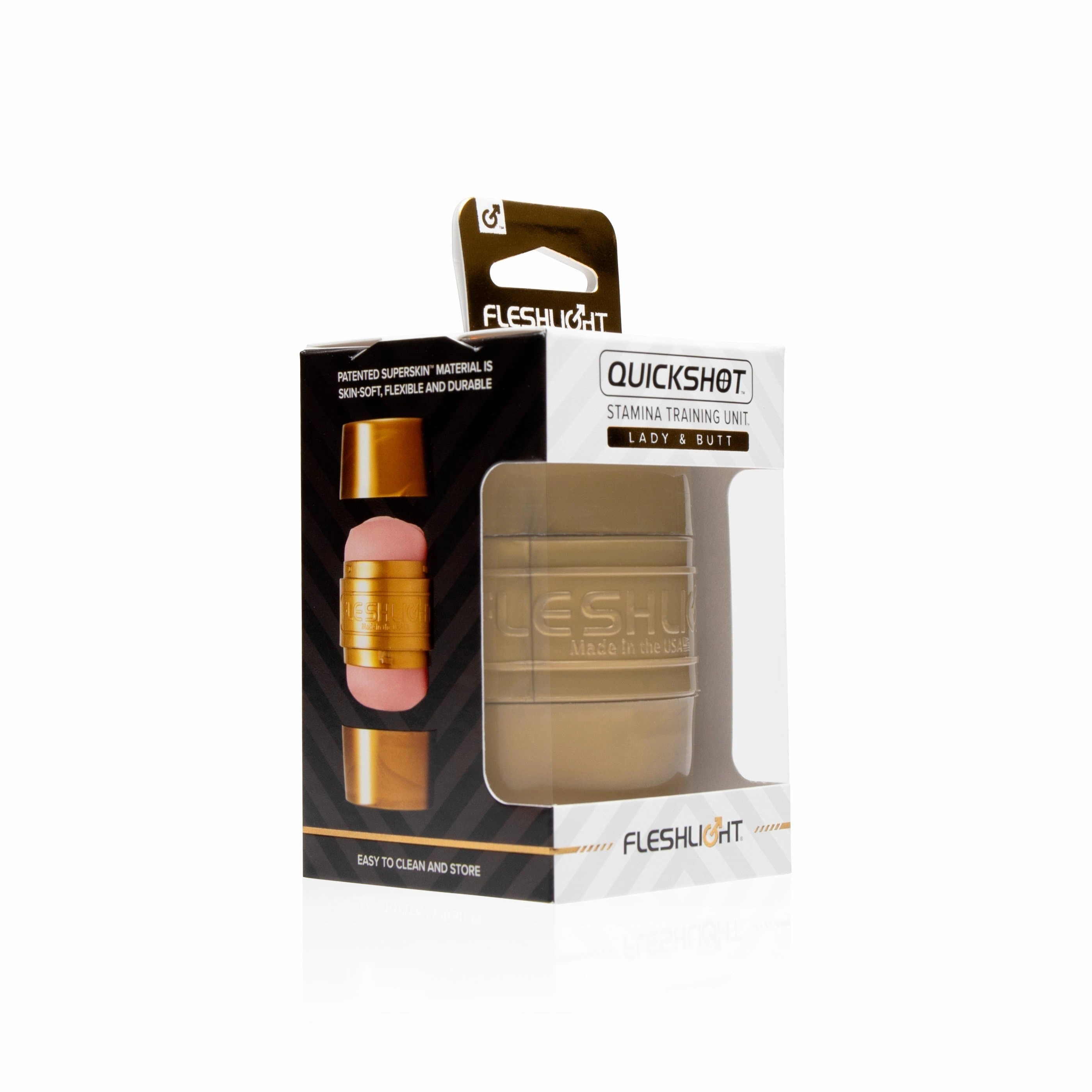 Fleshlight - Stamina Training Unit Quickshot Lady & Butt Masturbator (Beige)