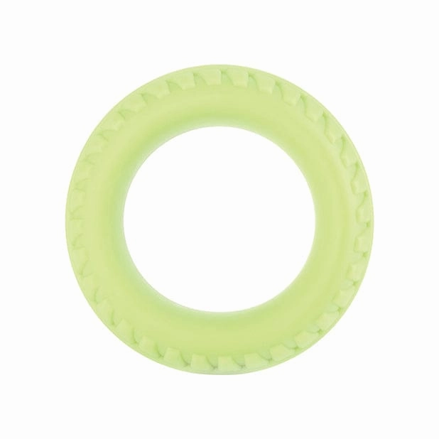 Forto - F 12 Silicone Cock Ring Glow in the Dark (Yellow)